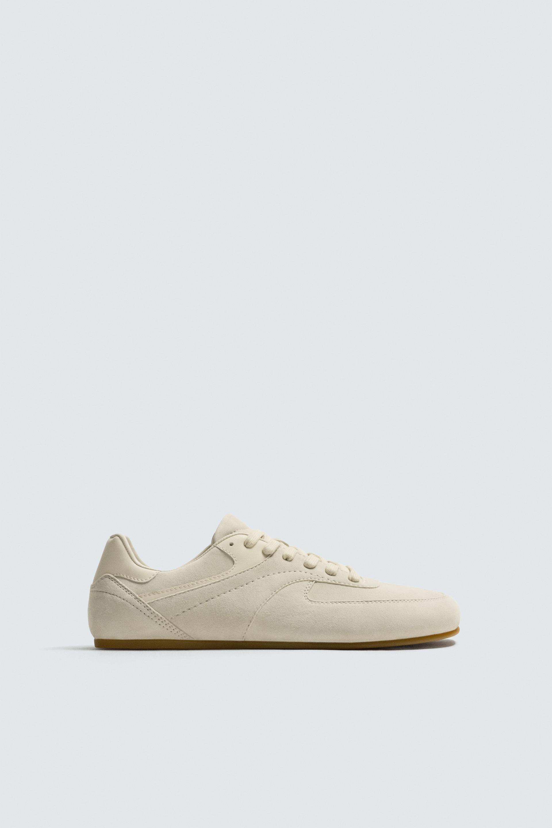 LEATHER SNEAKERS by ZARA