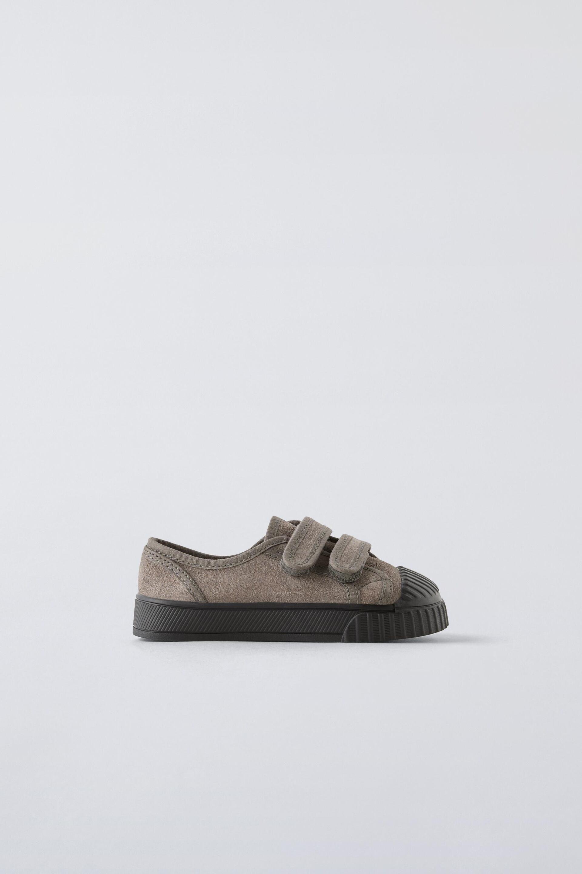 LEATHER SNEAKERS by ZARA