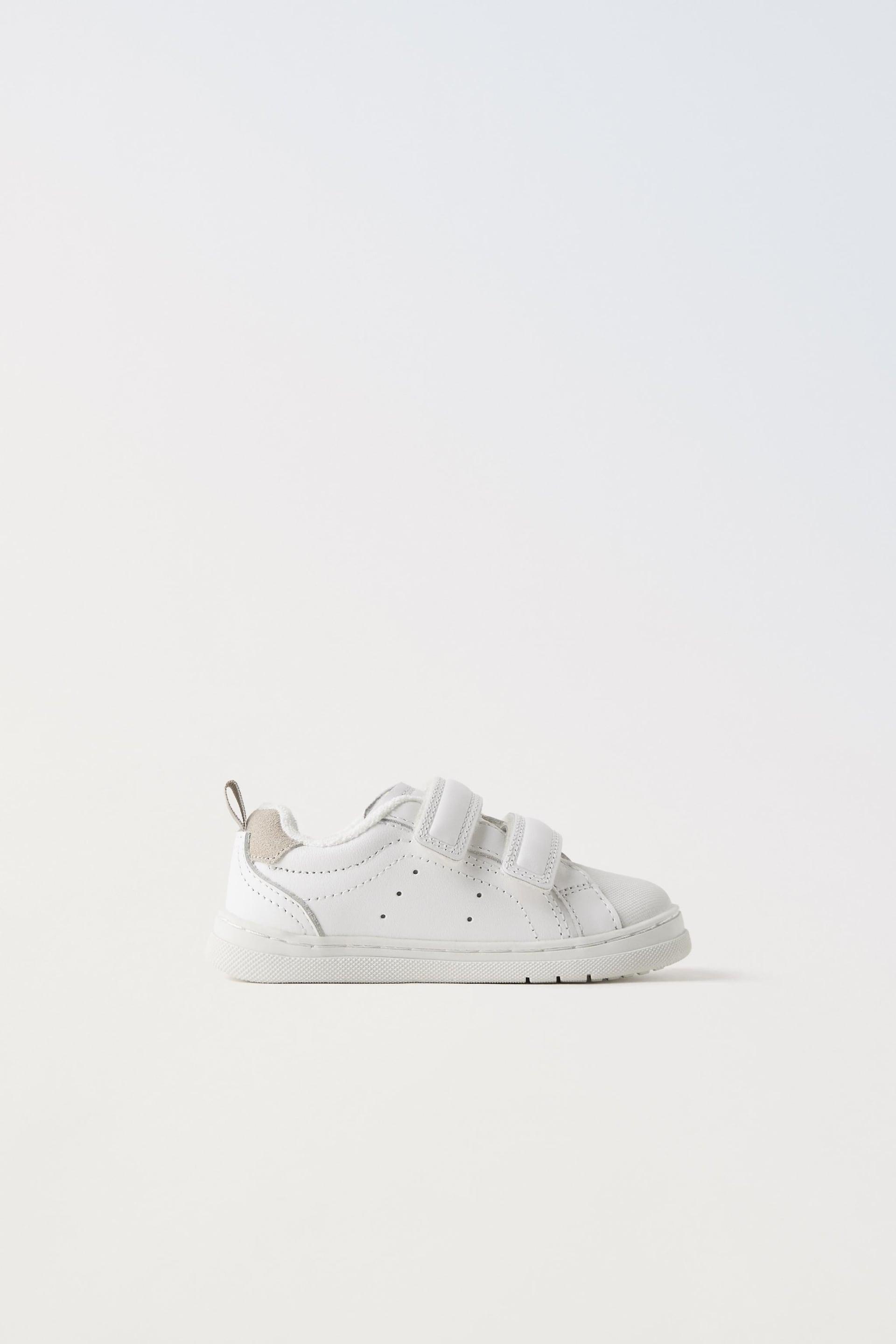 LEATHER SNEAKERS by ZARA