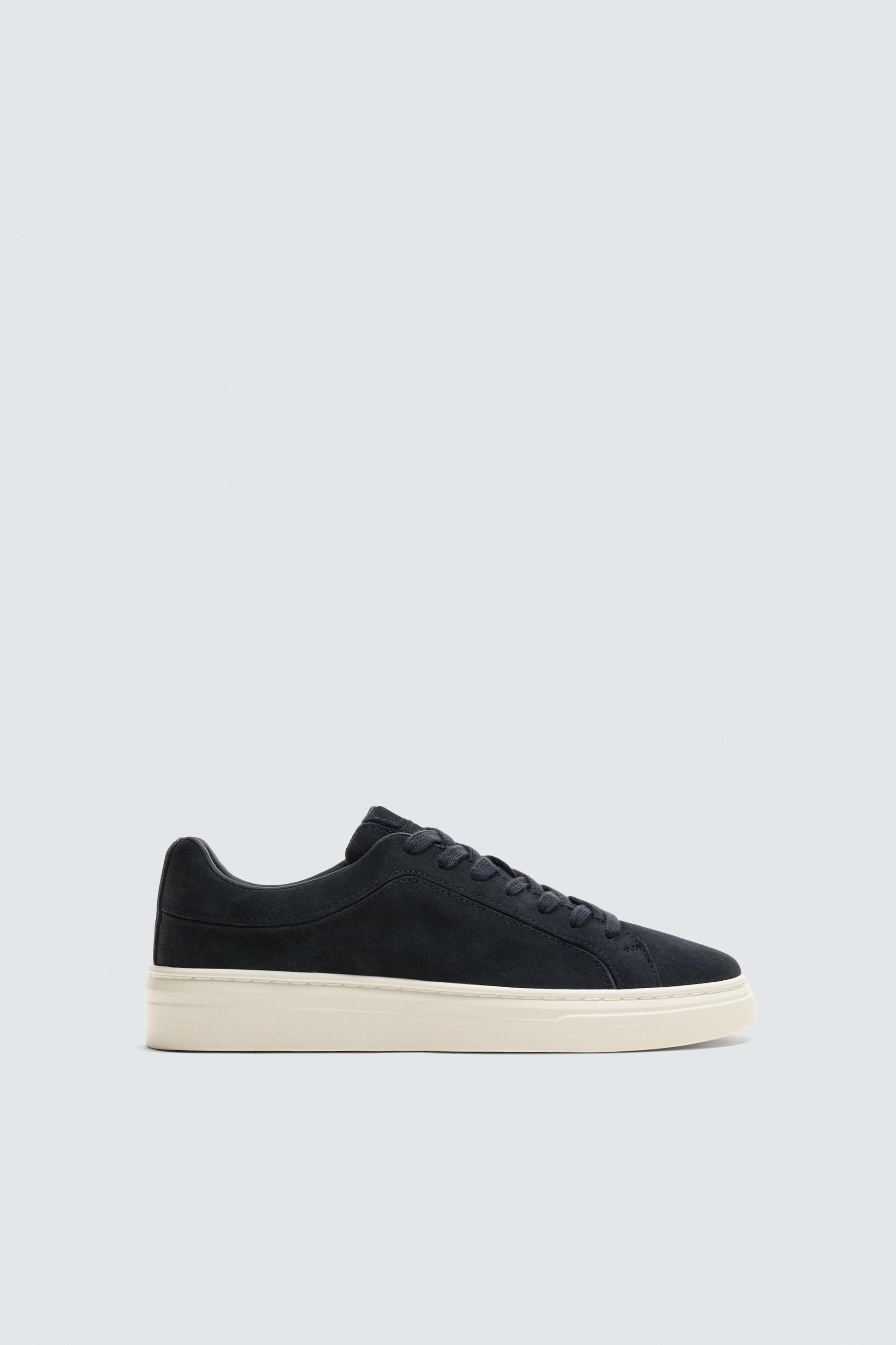 LEATHER SNEAKERS by ZARA