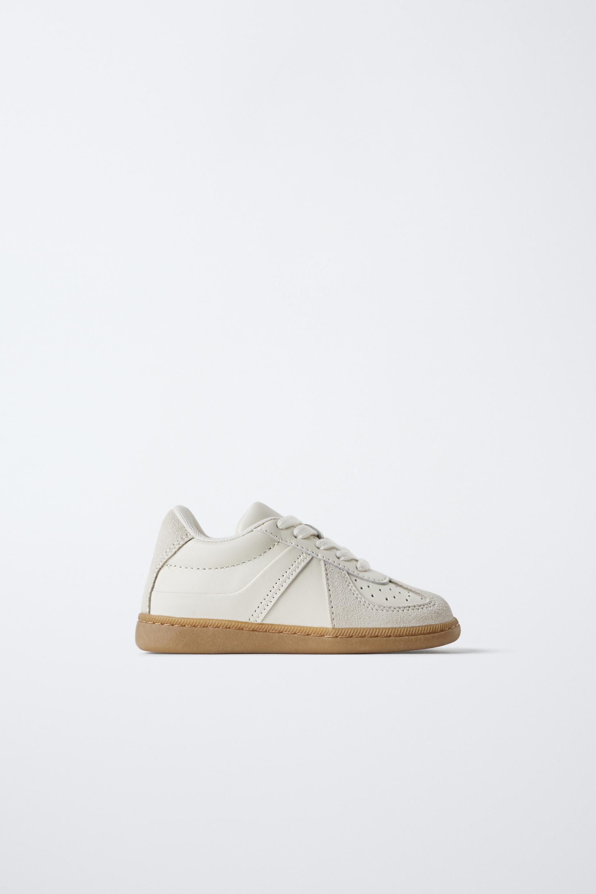 LEATHER SNEAKERS by ZARA