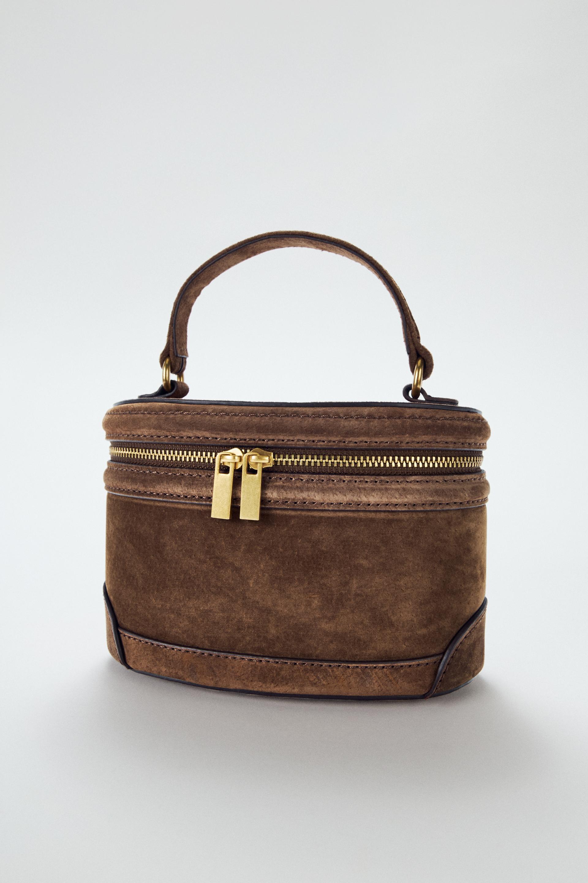 LEATHER VANITY BAG by ZARA