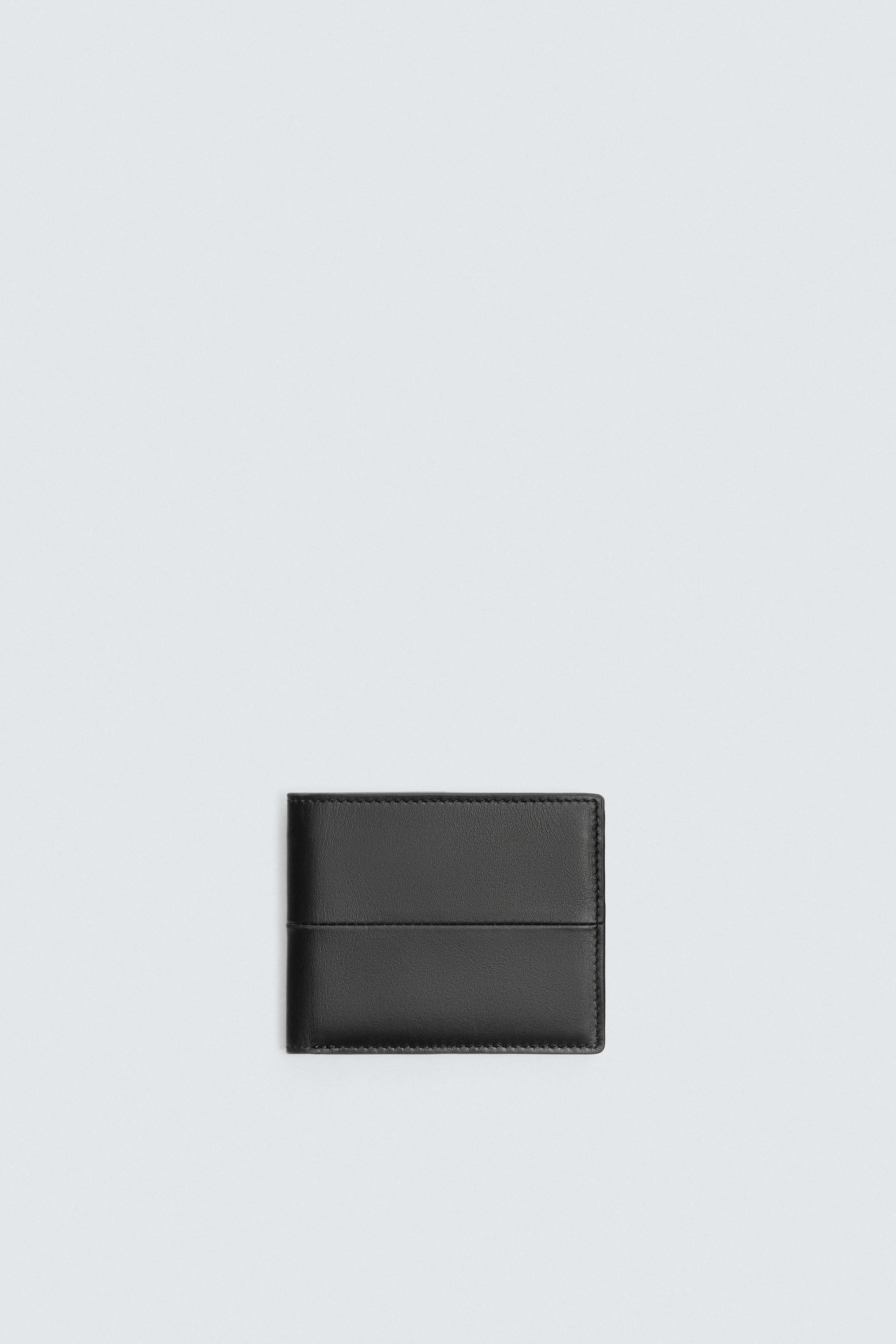 LEATHER WALLET by ZARA