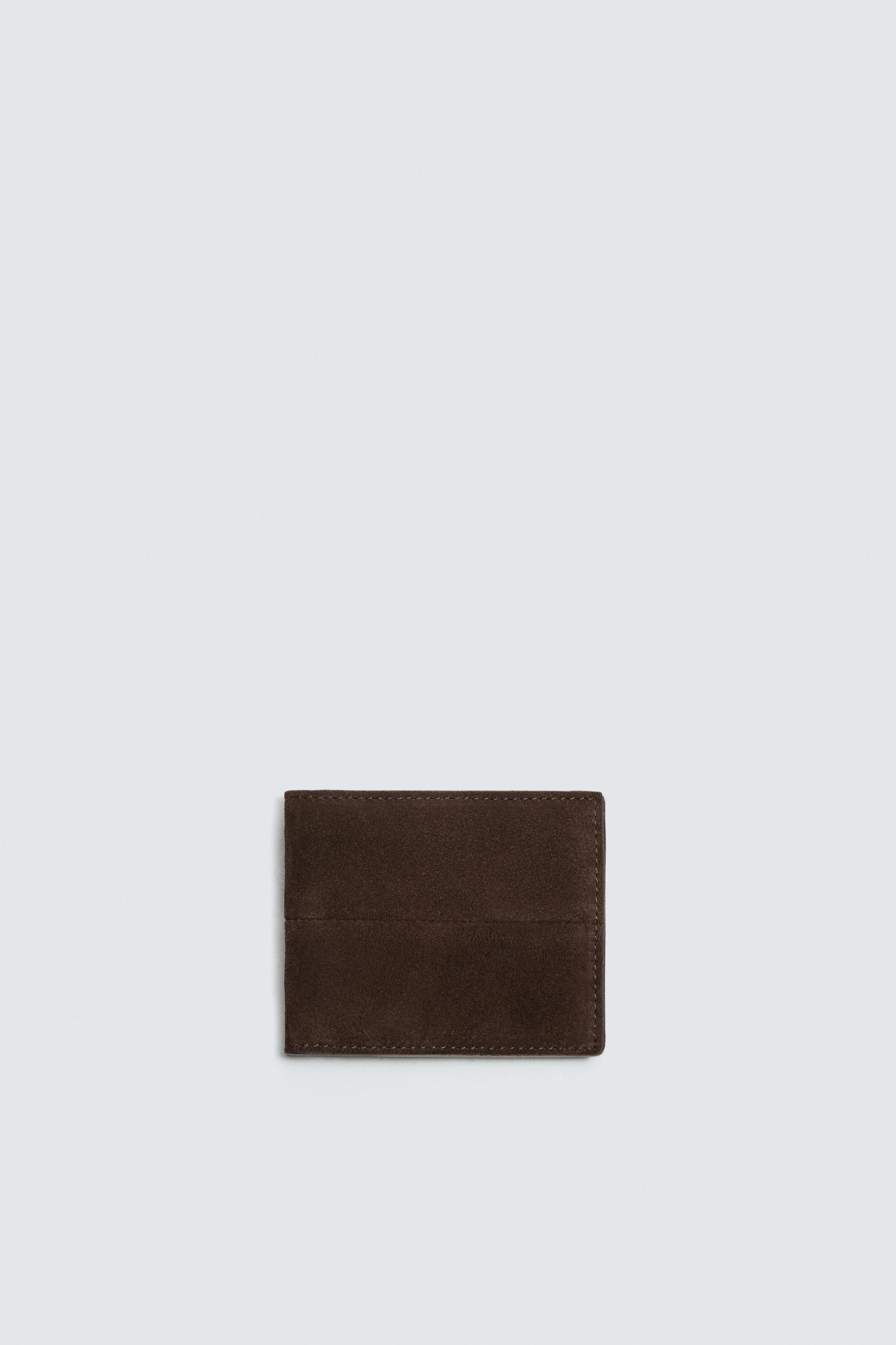 LEATHER WALLET by ZARA