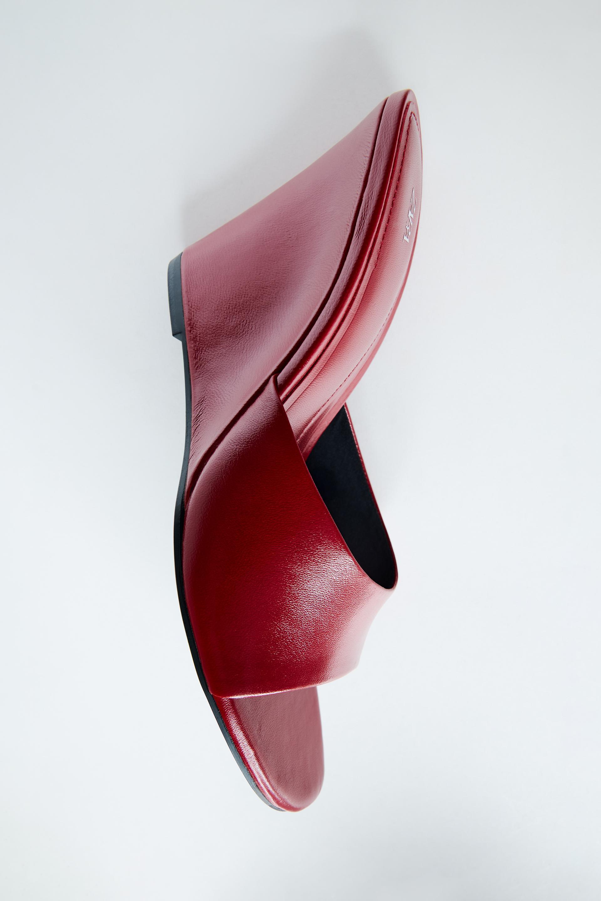 LEATHER WEDGES by ZARA