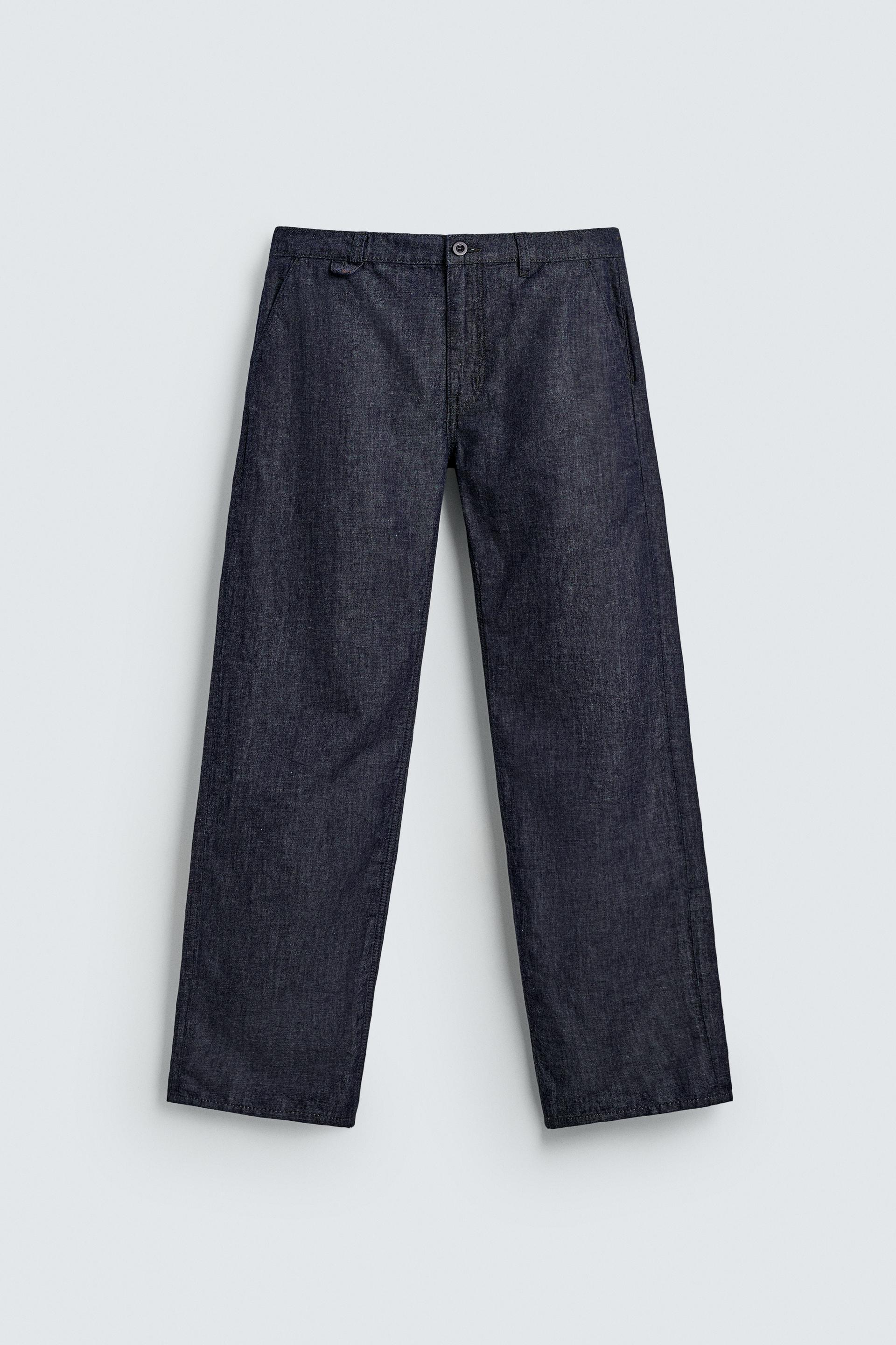 LIGHTWEIGHT REGULAR FIT PANTS by ZARA