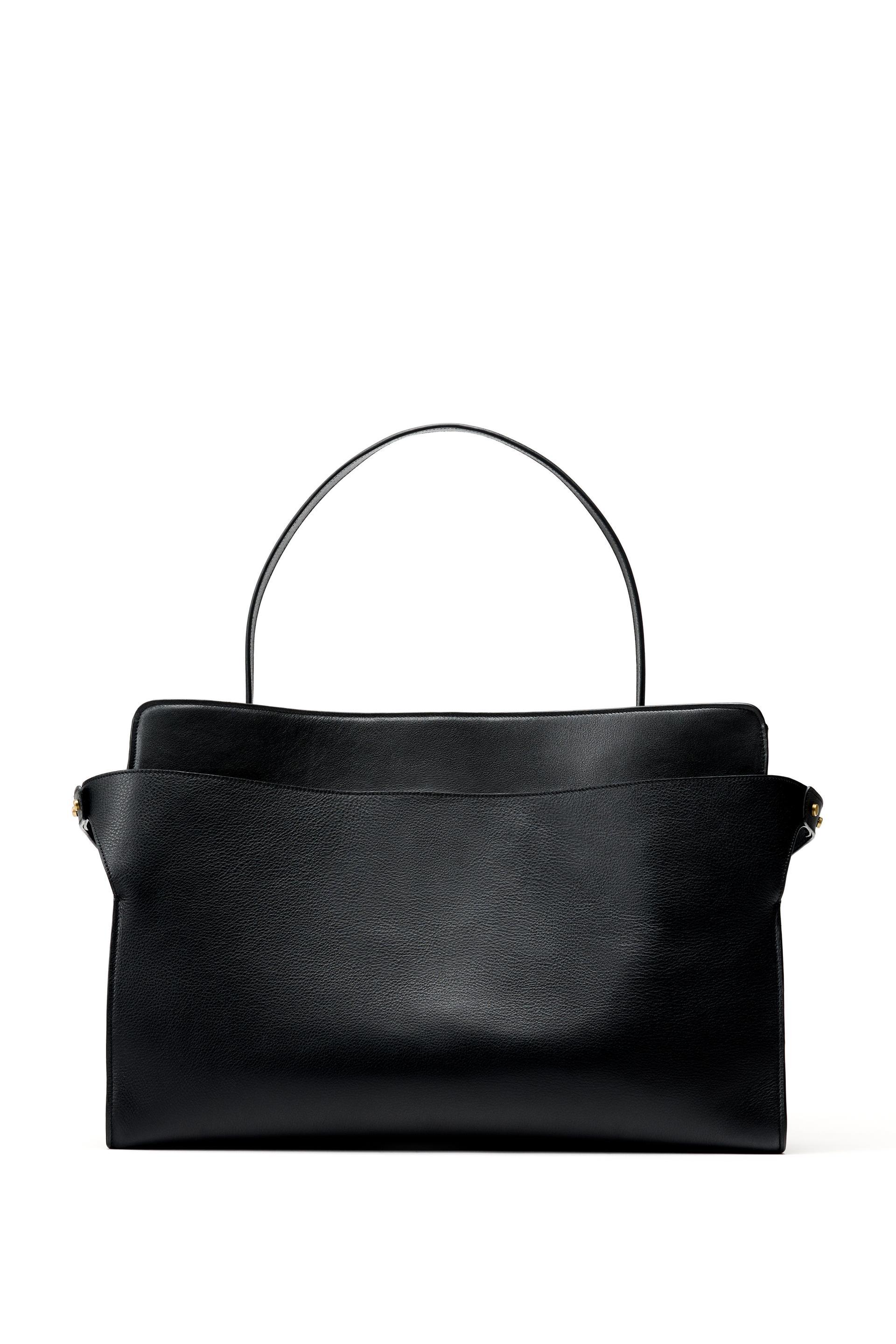 LIMITED EDITION LEATHER TOTE BAG by ZARA