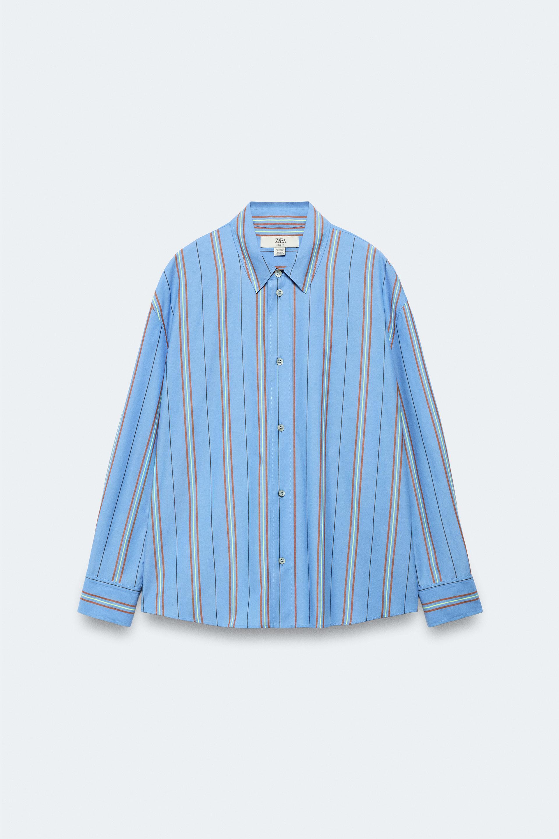 LIMITED EDITION OVERSIZED STRIPED SHIRT by ZARA