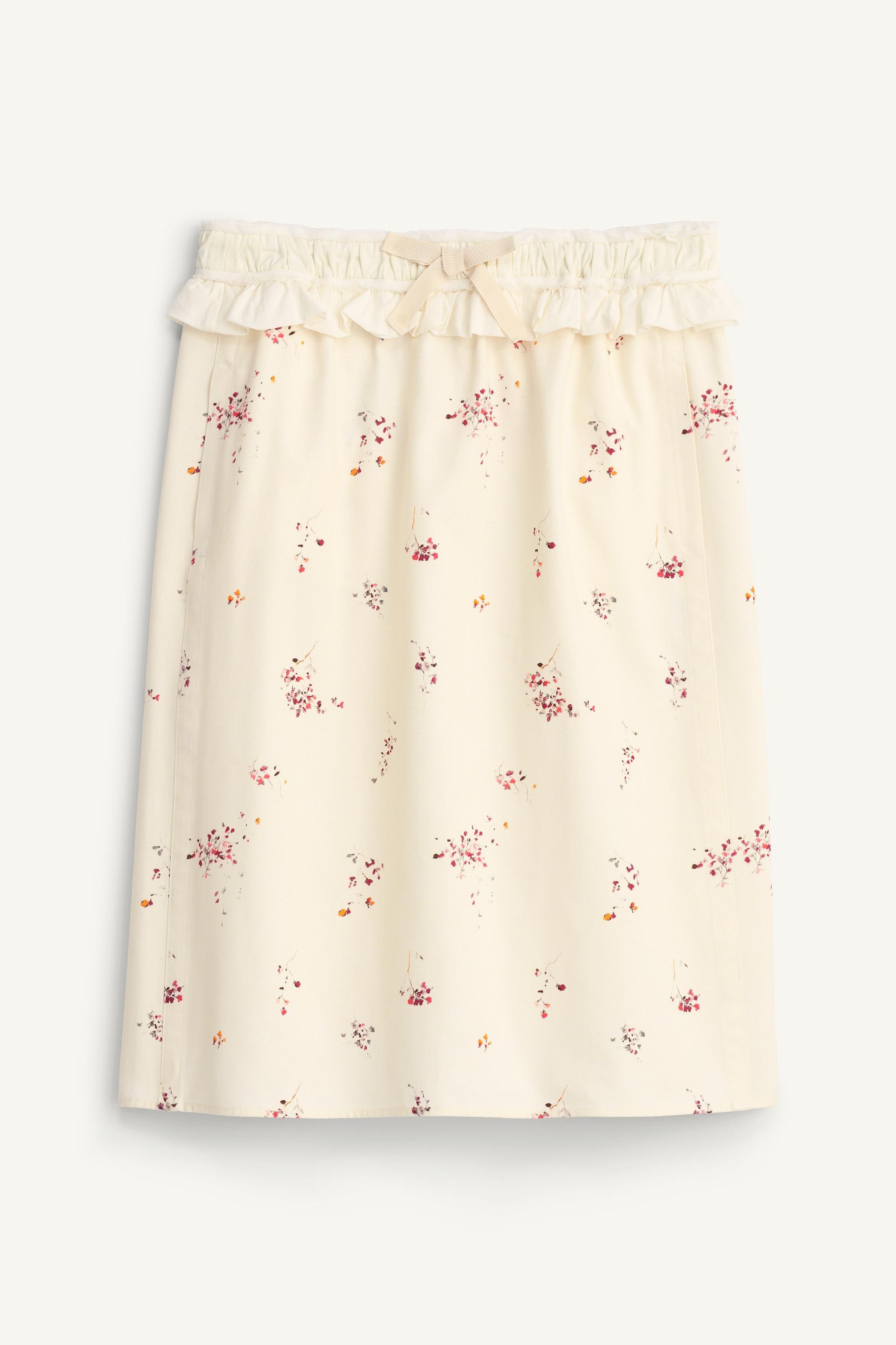 LIMITED EDITION PRINTED MIDI SKIRT by ZARA