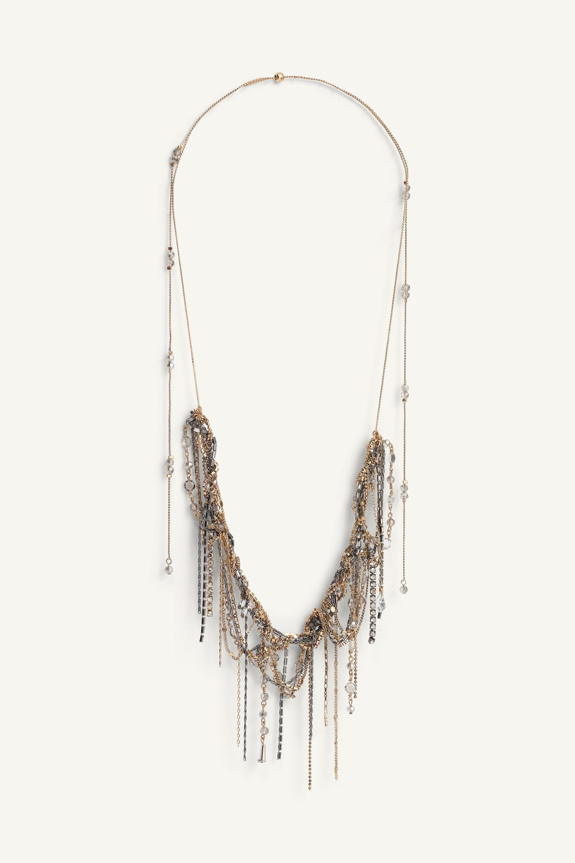 LIMITED EDITION SPARKLY NECKLACE by ZARA