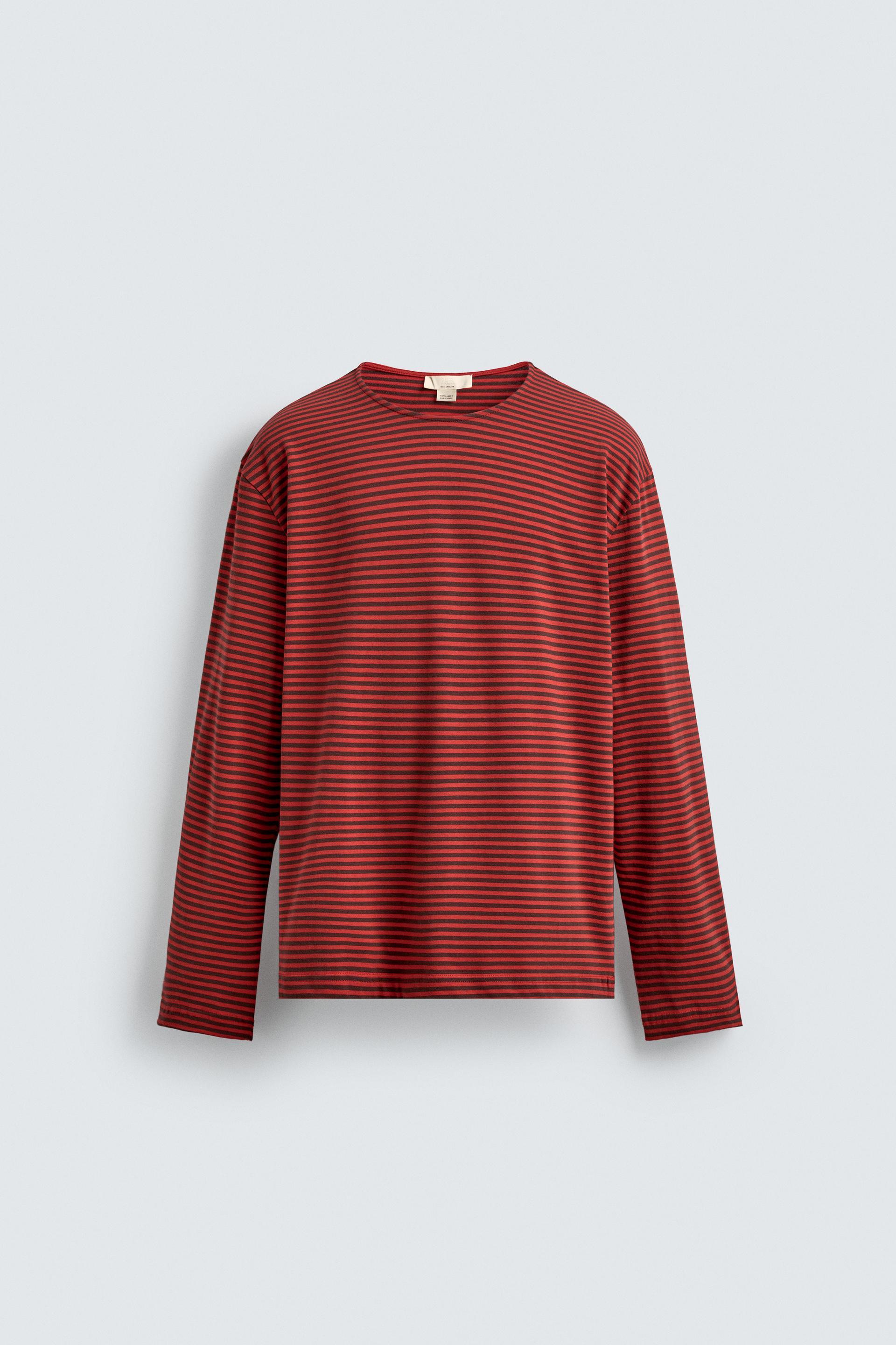 LIMITED EDITION STRIPED JACQUARD T-SHIRT by ZARA