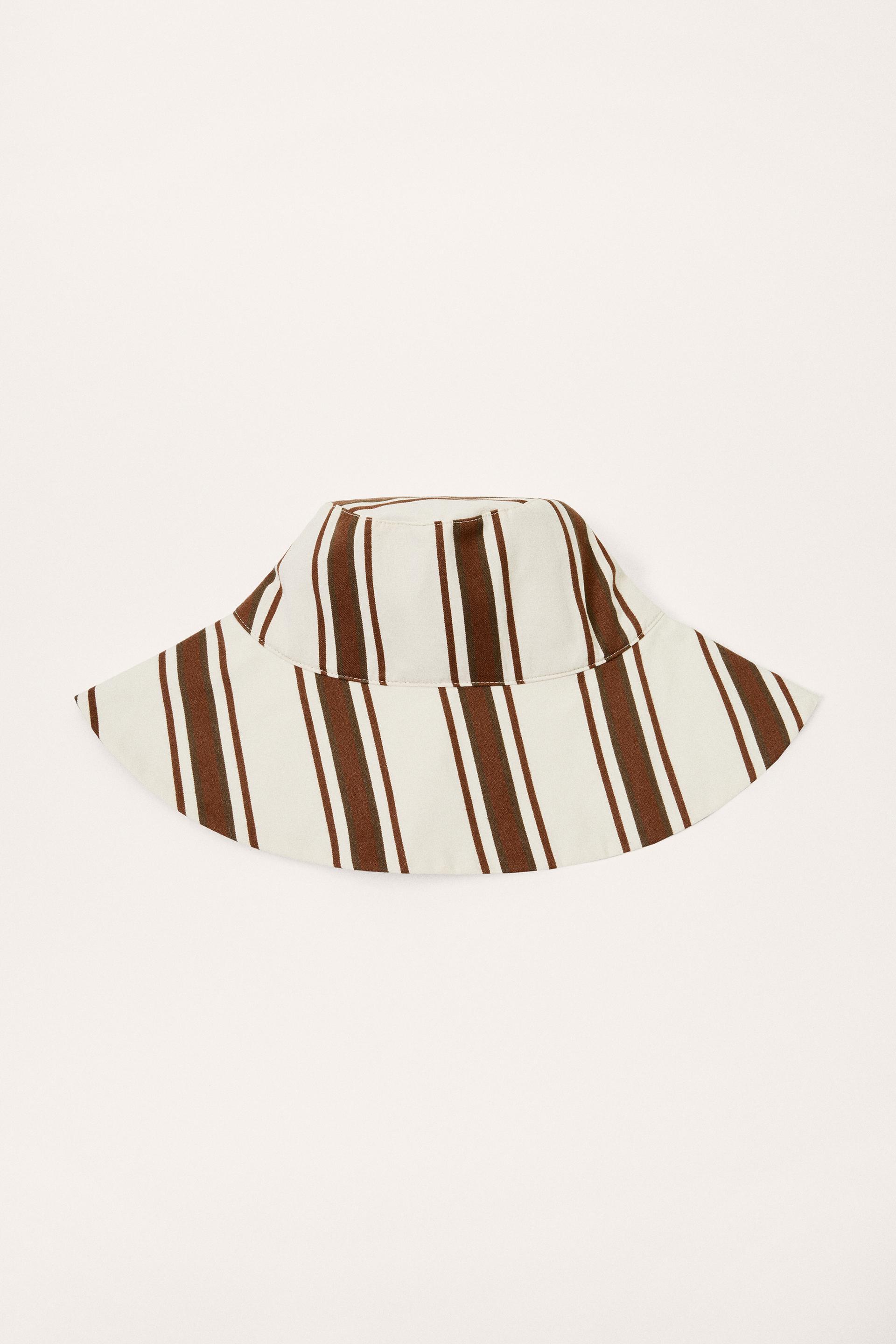 LIMITED EDITION STRIPED REVERSIBLE BUCKET HAT by ZARA LIMITED EDITION STRIPED REVERSIBLE BUCKET HAT by ZARA