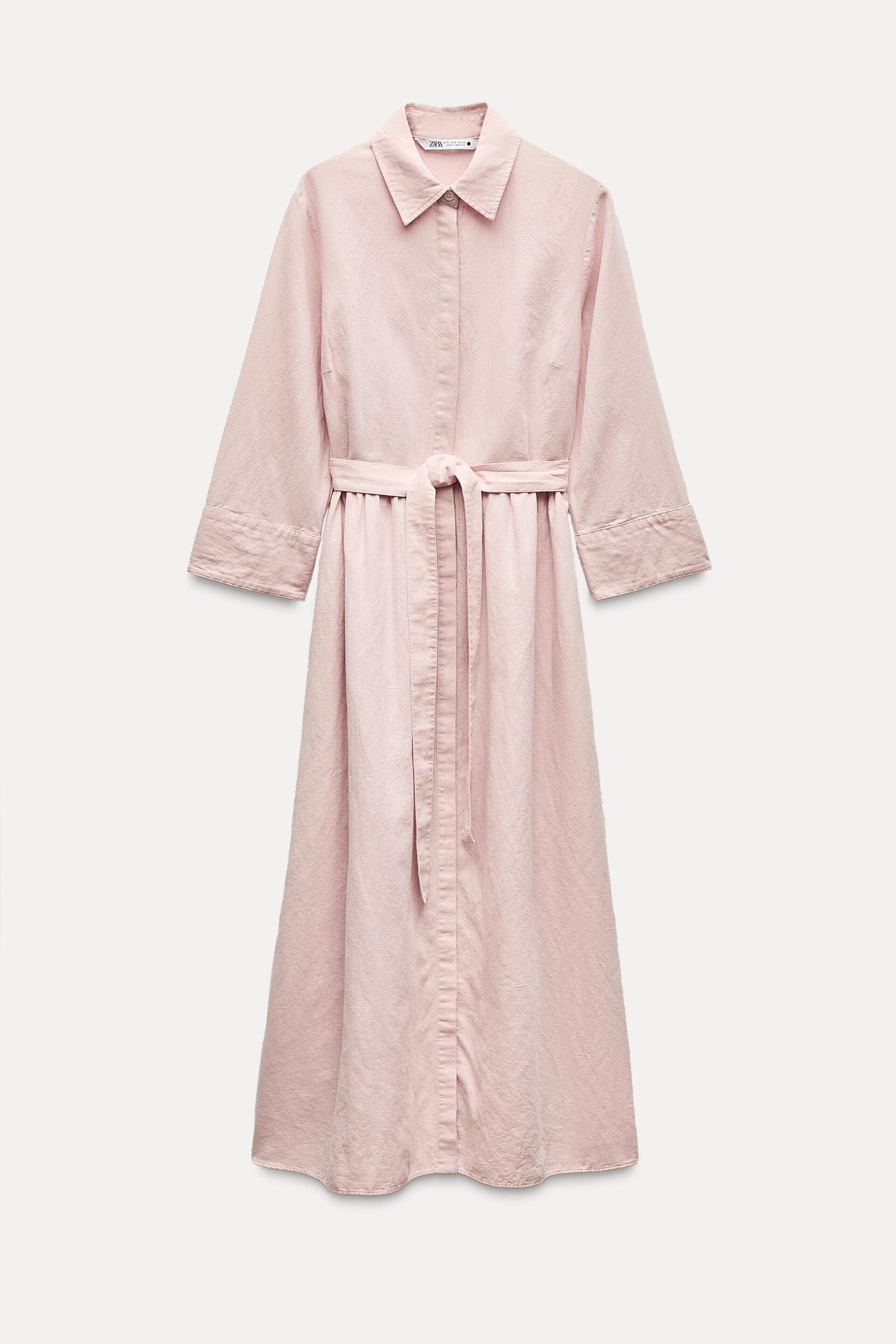 cream linen wrap dress Cream White Embroidered Wrap Dress – Handmade Linen Cotton Summer Midi 5835 Cream White / Custom order main image 0