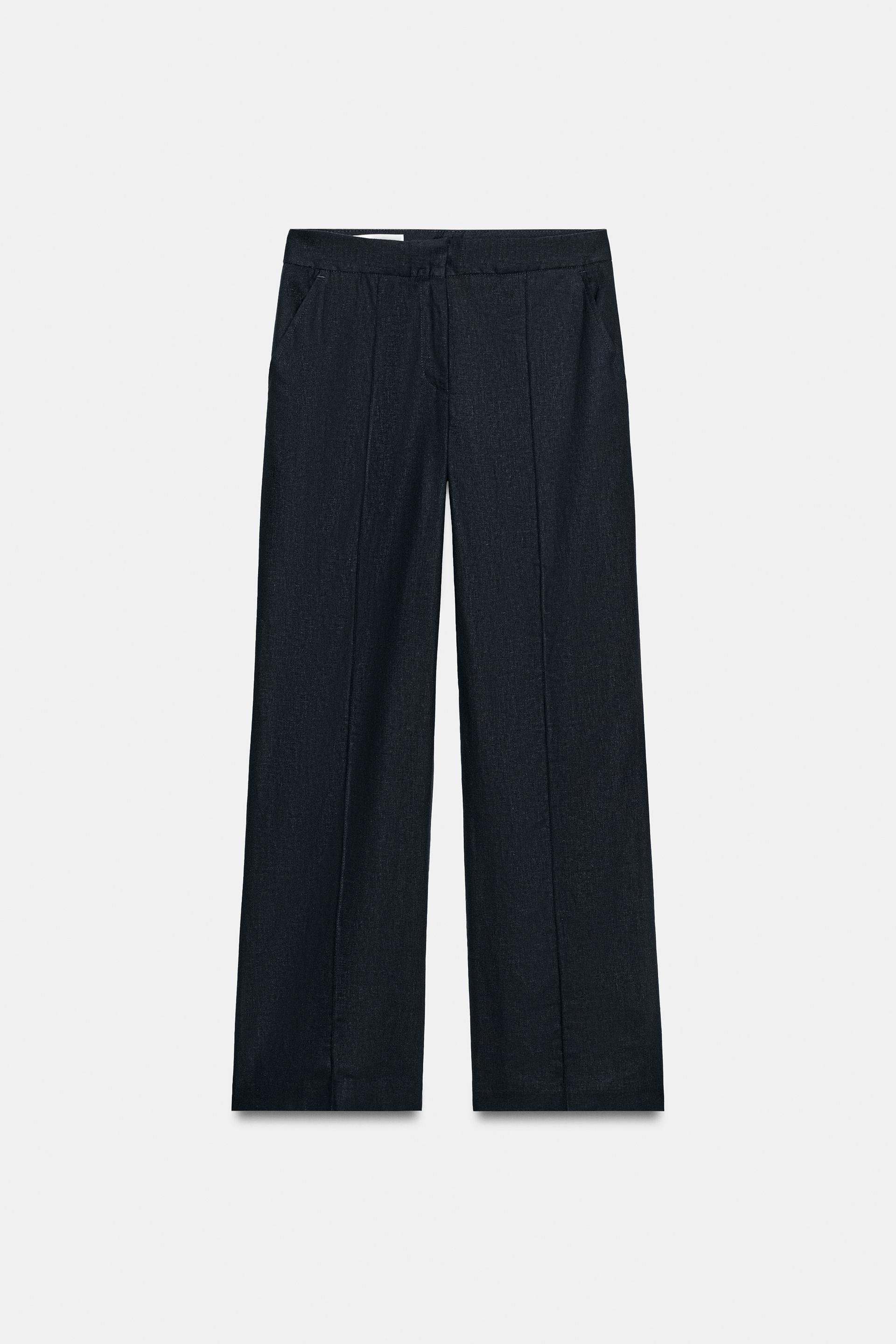 LINEN SAFARI PANTS by ZARA
