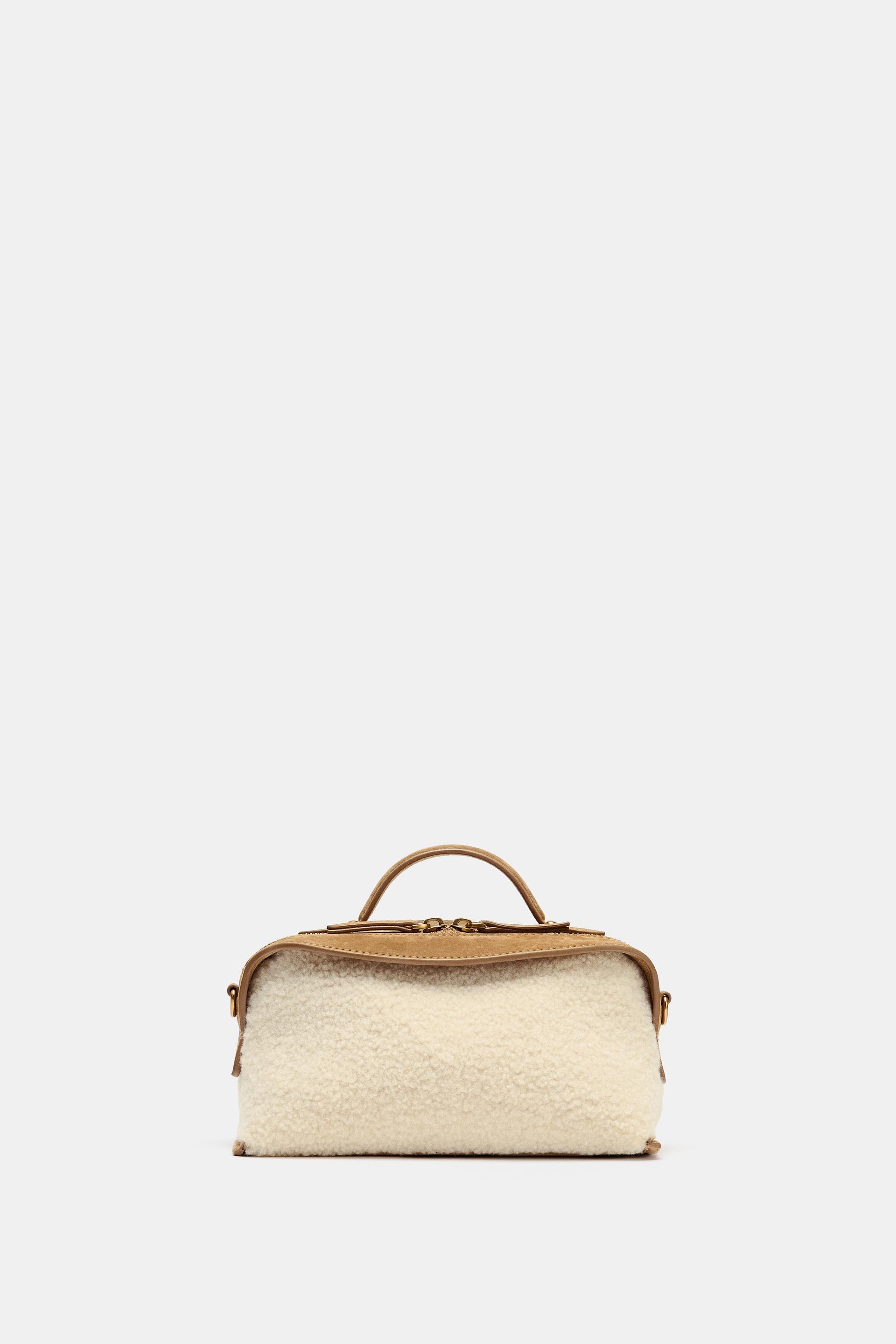 LONG FAUX SHEARLING BAG by ZARA