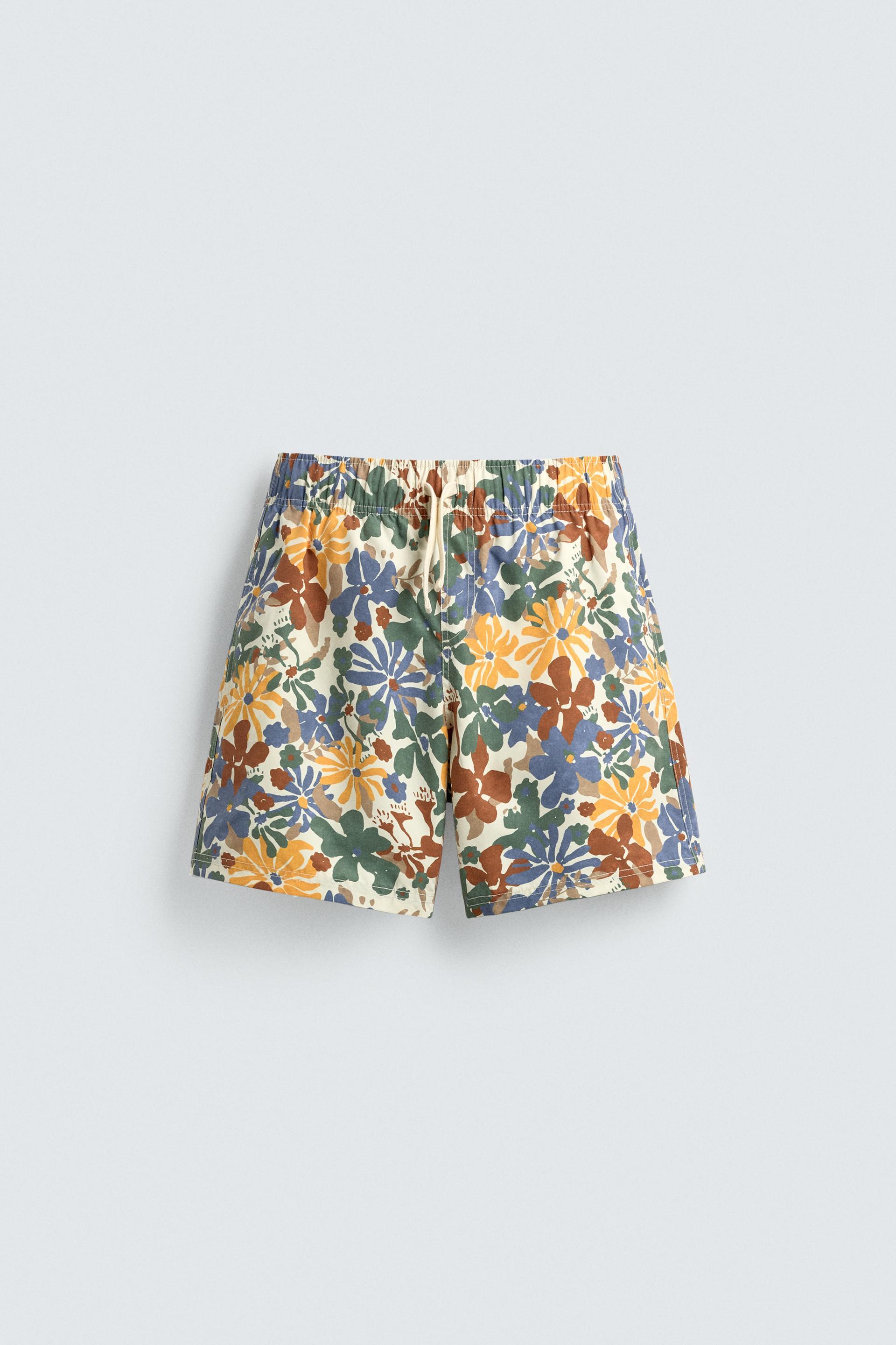 LONG FLORAL PRINT SWIMSUIT by ZARA