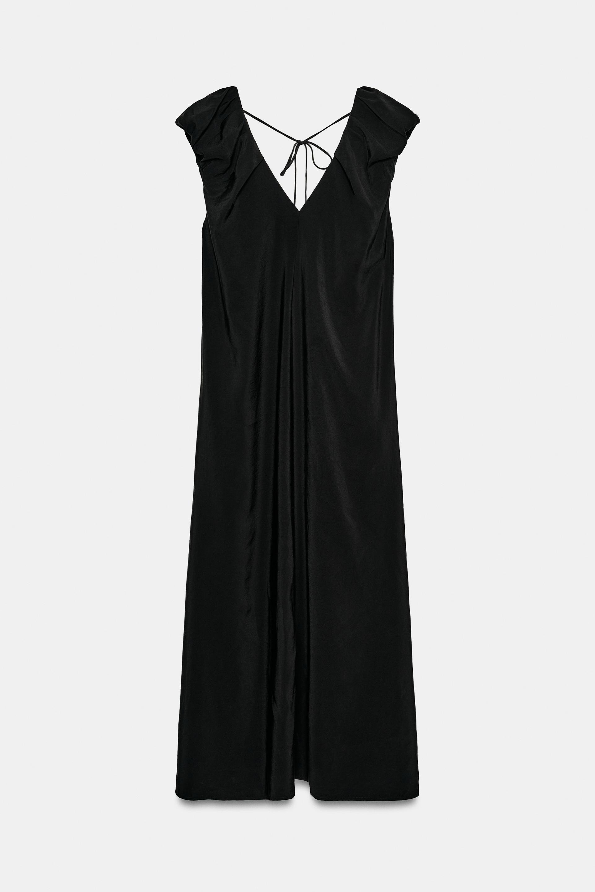 LONG PUFF SLEEVE DRESS by ZARA