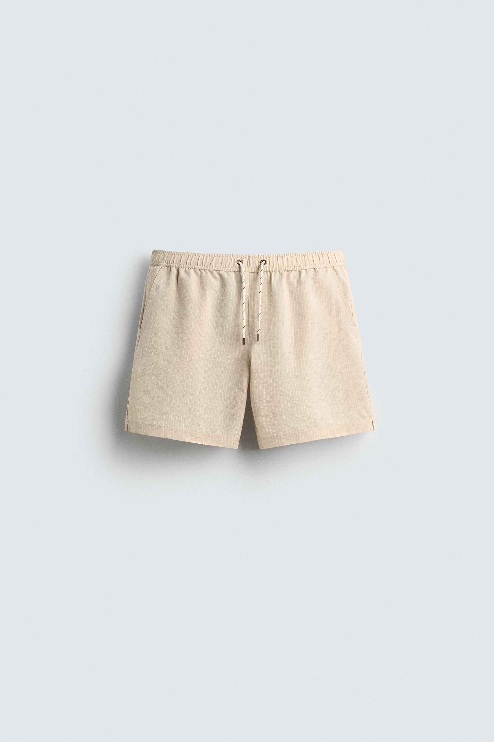LONG SEERSUCKER SWIMSUIT by ZARA
