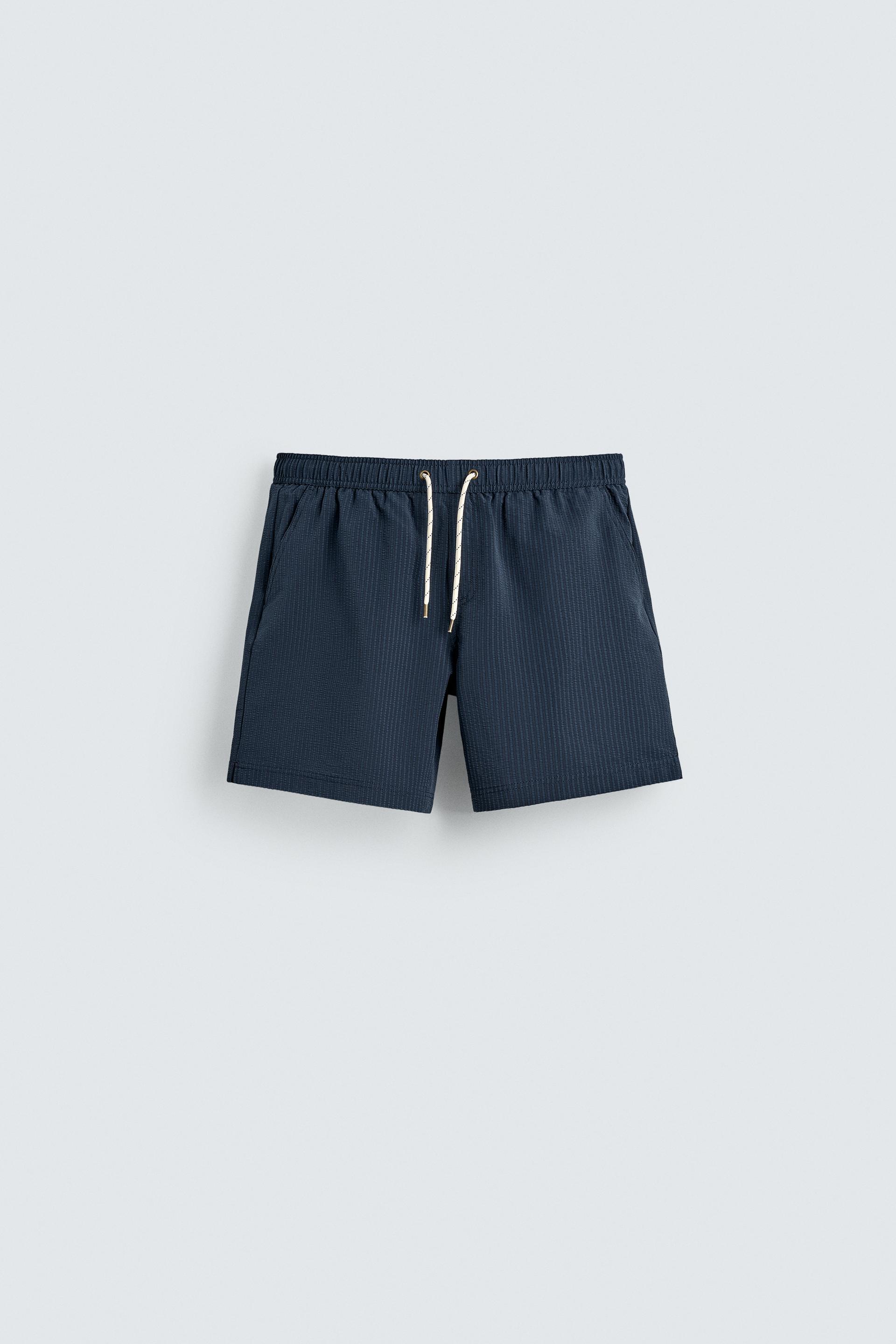 LONG SEERSUCKER SWIMSUIT by ZARA