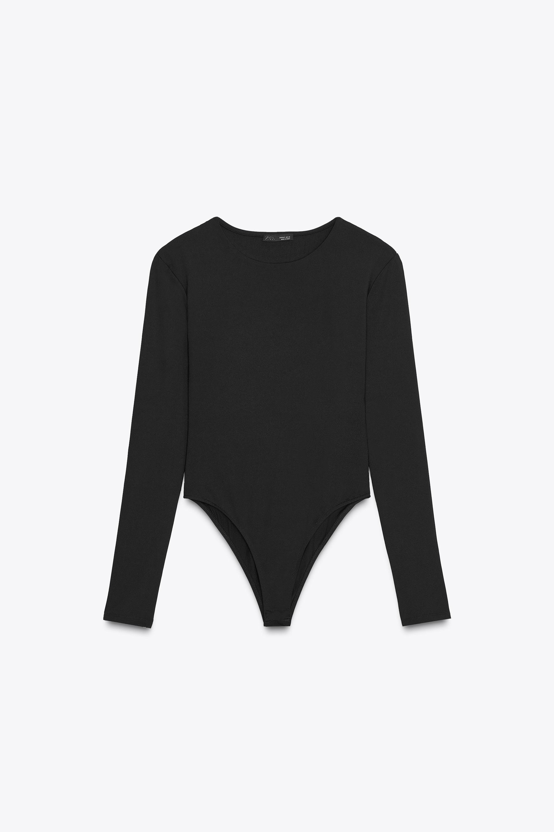 LONG SLEEVE POLYAMIDE BODYSUIT by ZARA