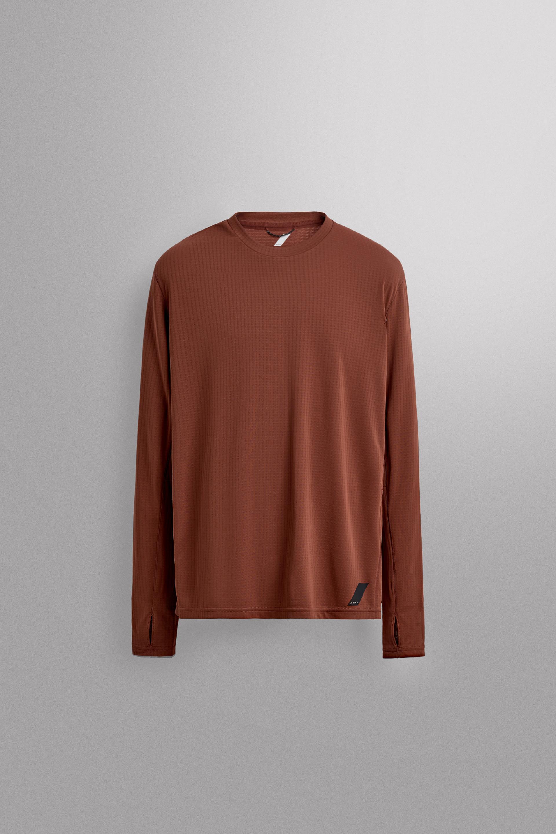LONG SLEEVE RUNNING T-SHIRT by ZARA