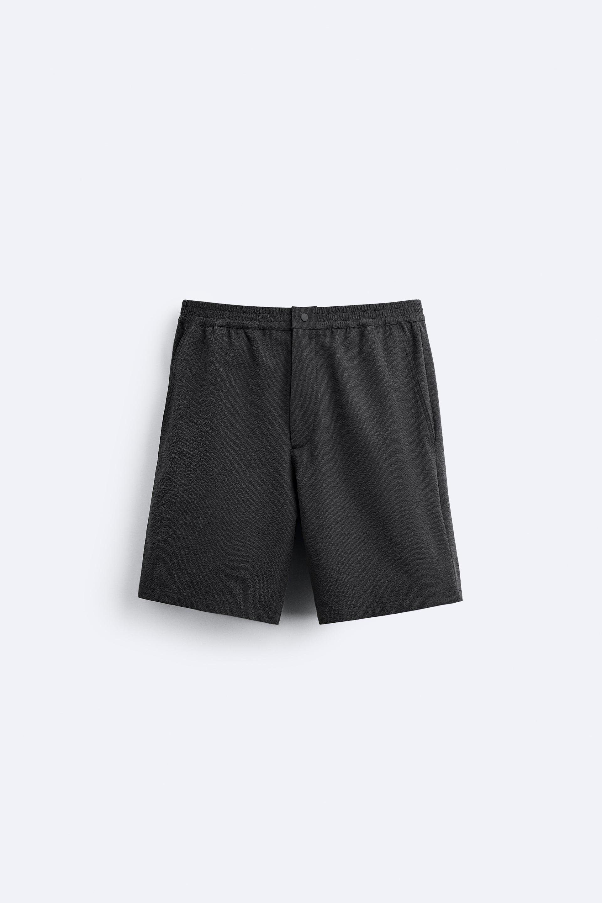 LONG STRUCTURED SWIMMING TRUNKS by ZARA