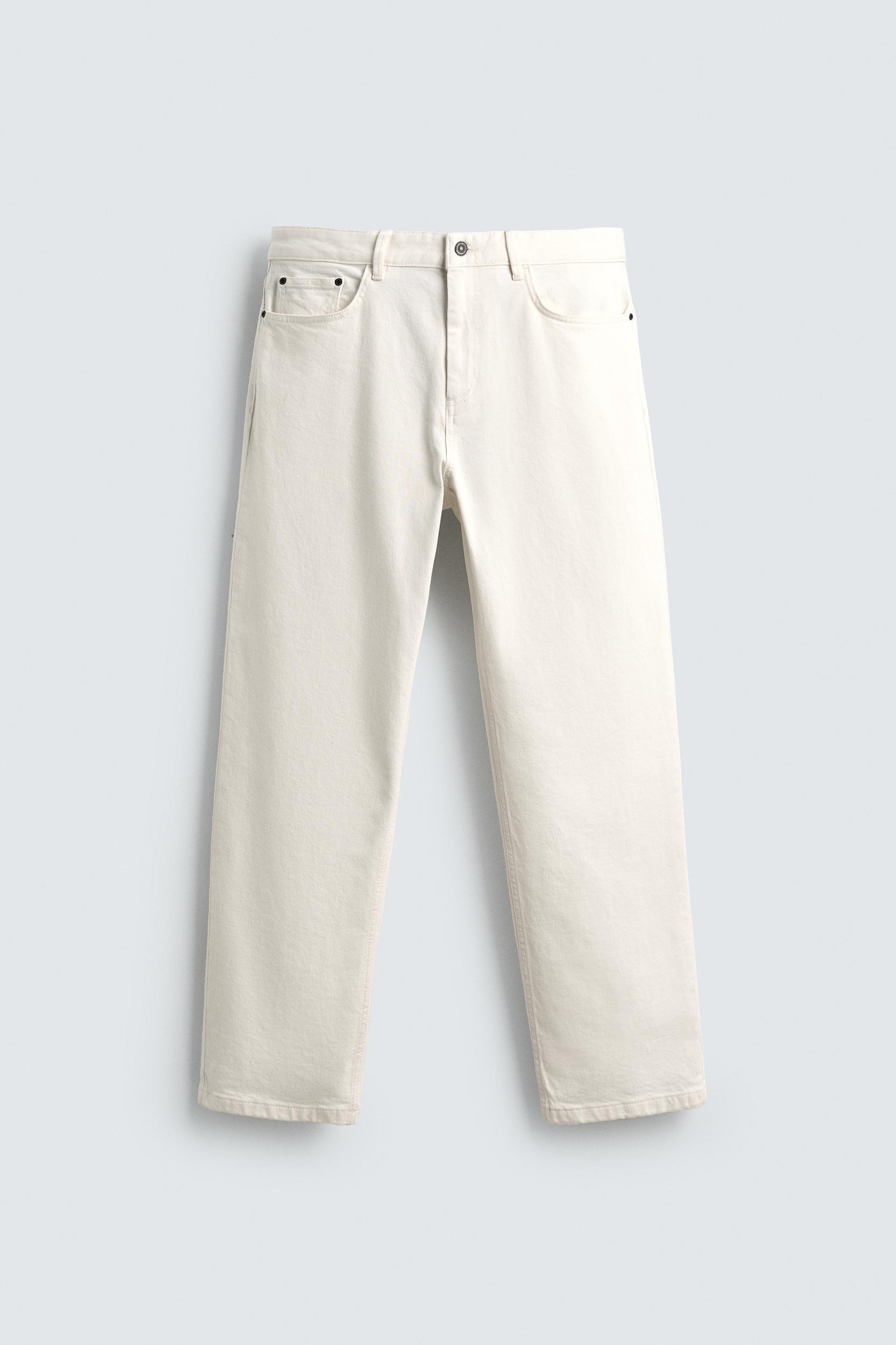 LOW-RISE STRAIGHT FIT PANTS by ZARA