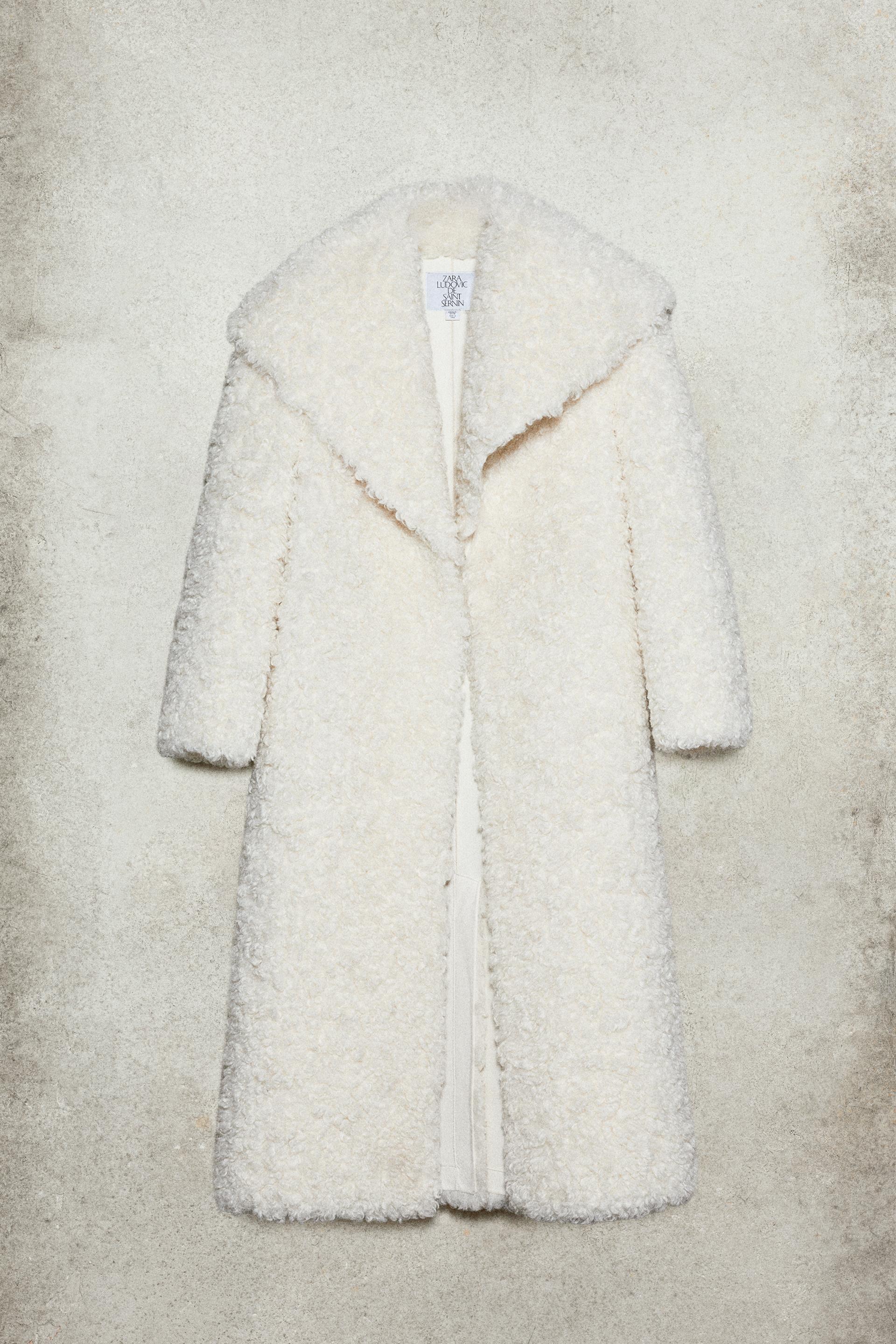 LUDOVIC DE SAINT SERNIN x ZARA FLEECE COAT by ZARA