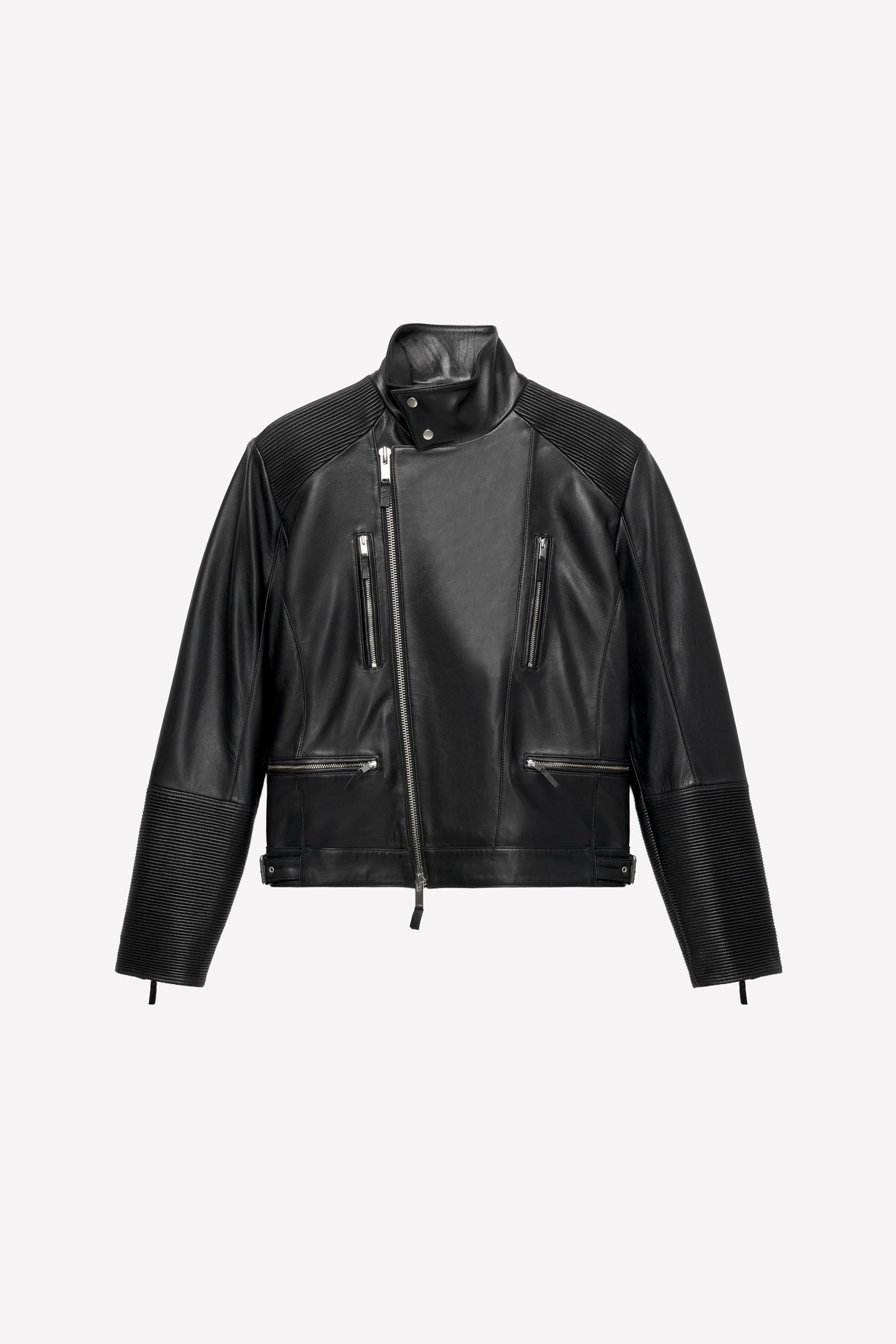 LUDOVIC DE SAINT SERNIN x ZARA LEATHER BIKER JACKET by ZARA