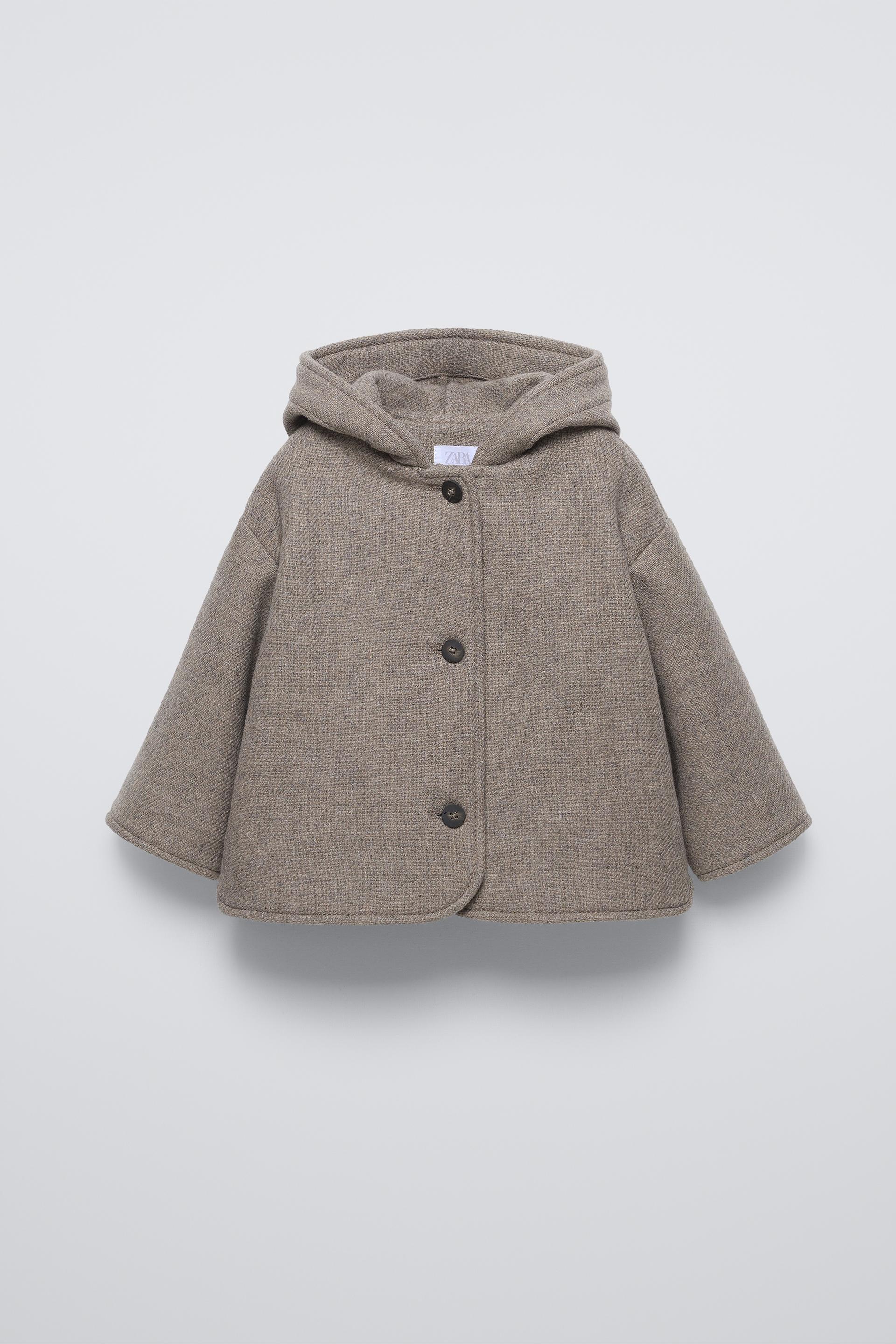 MANTECO WOOL BLEND COAT by ZARA