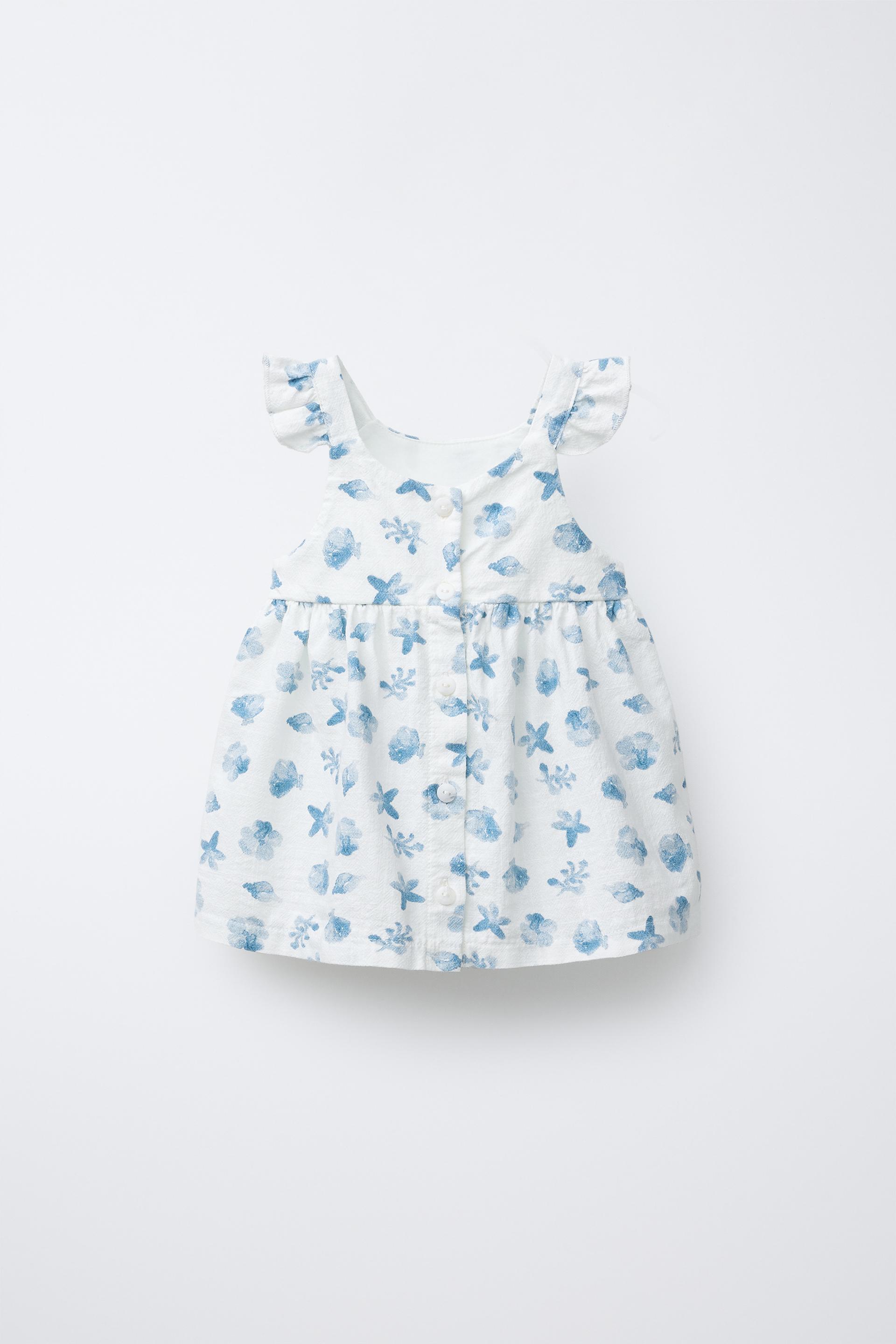 MARINE PRINT DRESS by ZARA