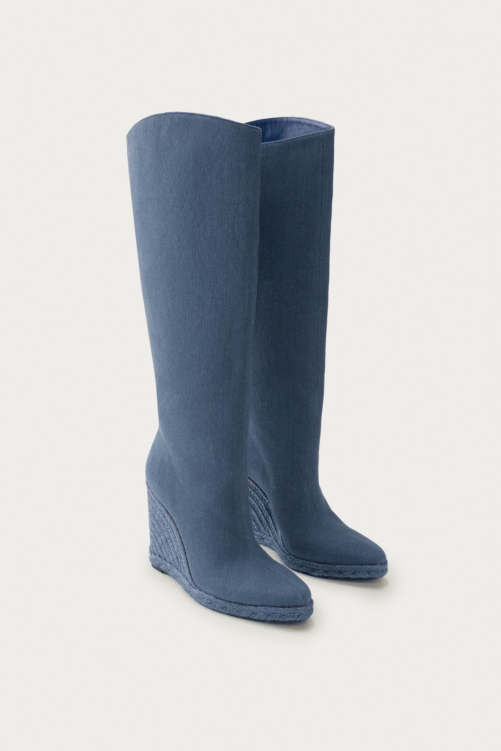 MARISA BERENSON X ZARA WEDGE BOOTS by ZARA