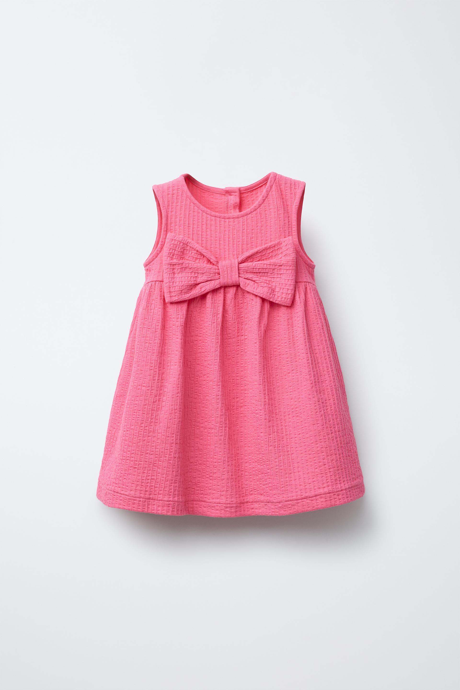 MAXI BOW PRINT DRESS by ZARA