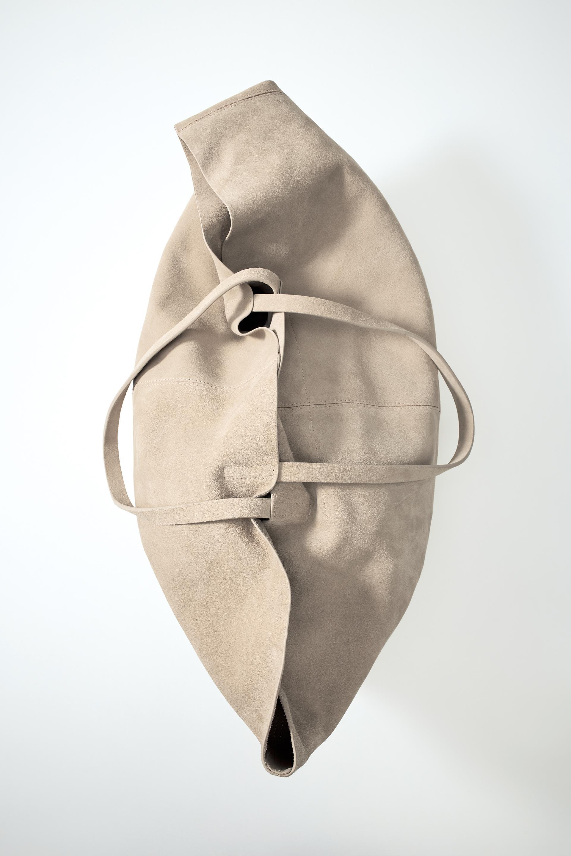 MAXI SPLIT LEATHER SHOPPER by ZARA