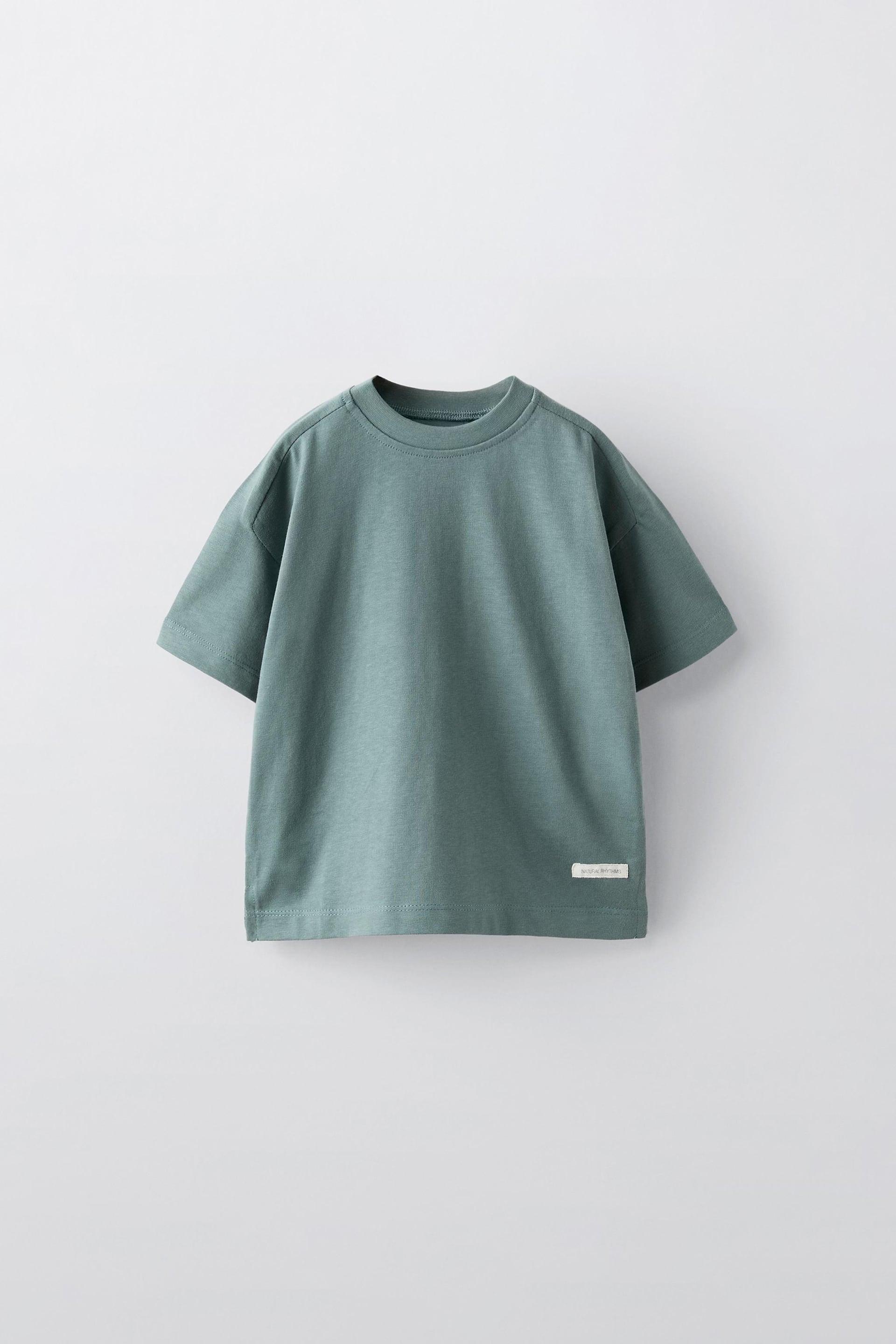 MEDIUM WEIGHT LABEL T-SHIRT by ZARA