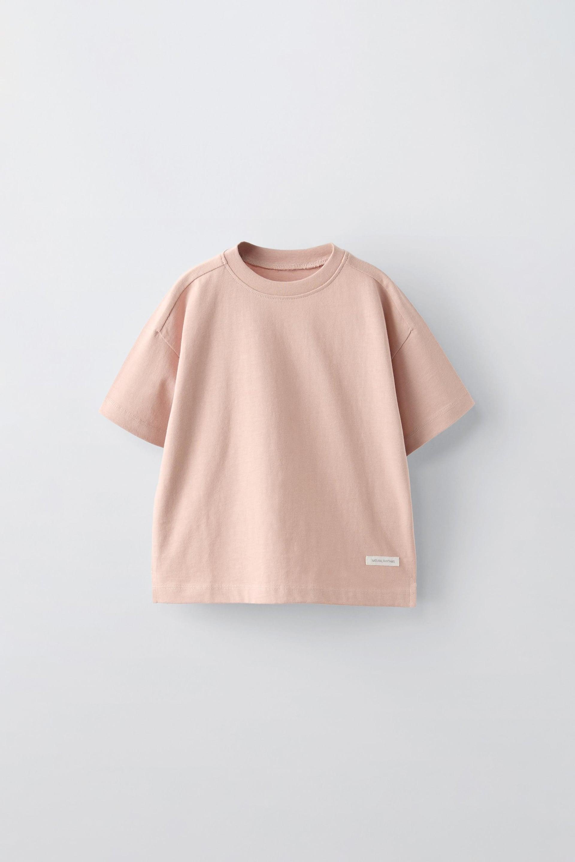 MEDIUM WEIGHT LABEL T-SHIRT by ZARA