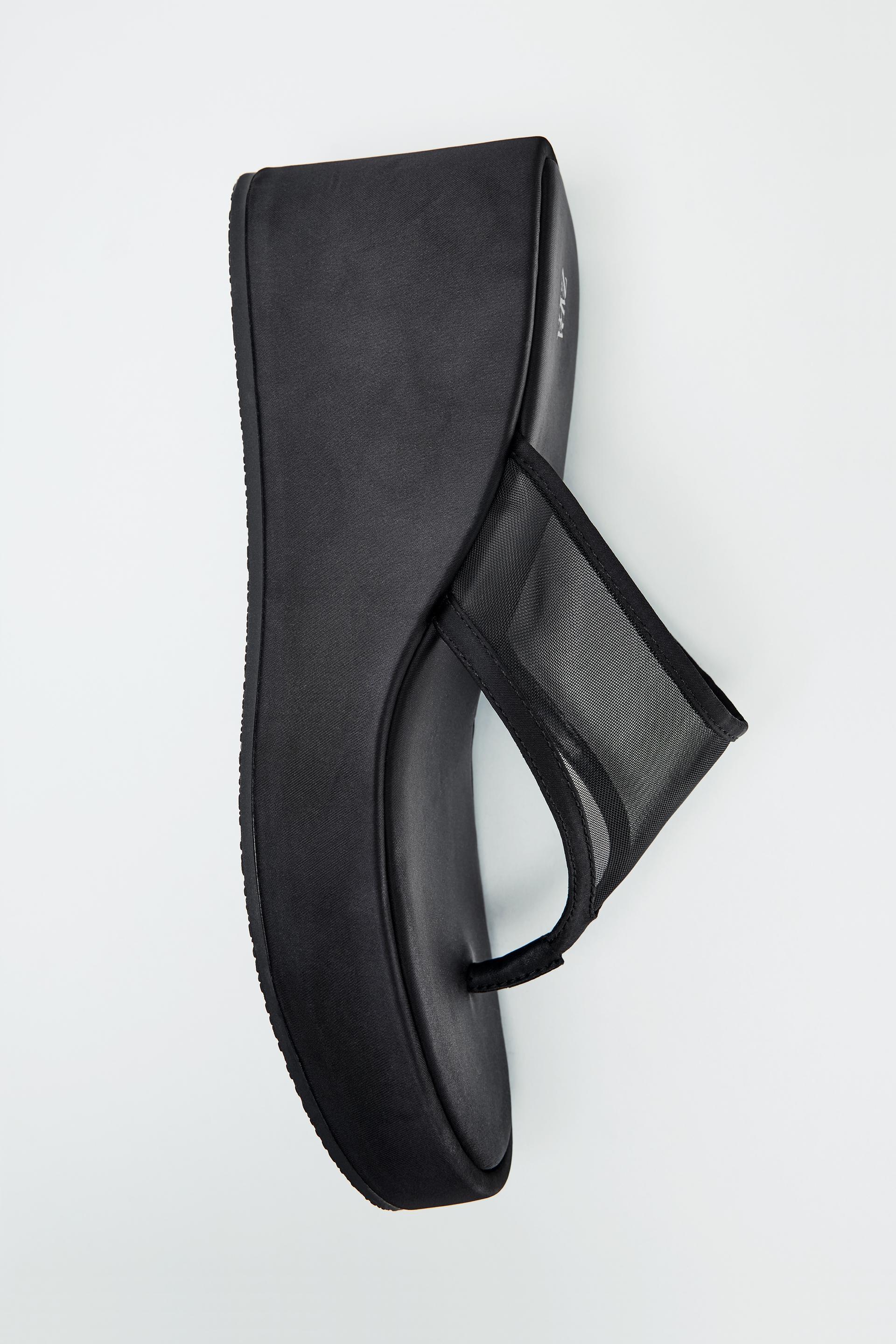 MESH STRAP WEDGES by ZARA