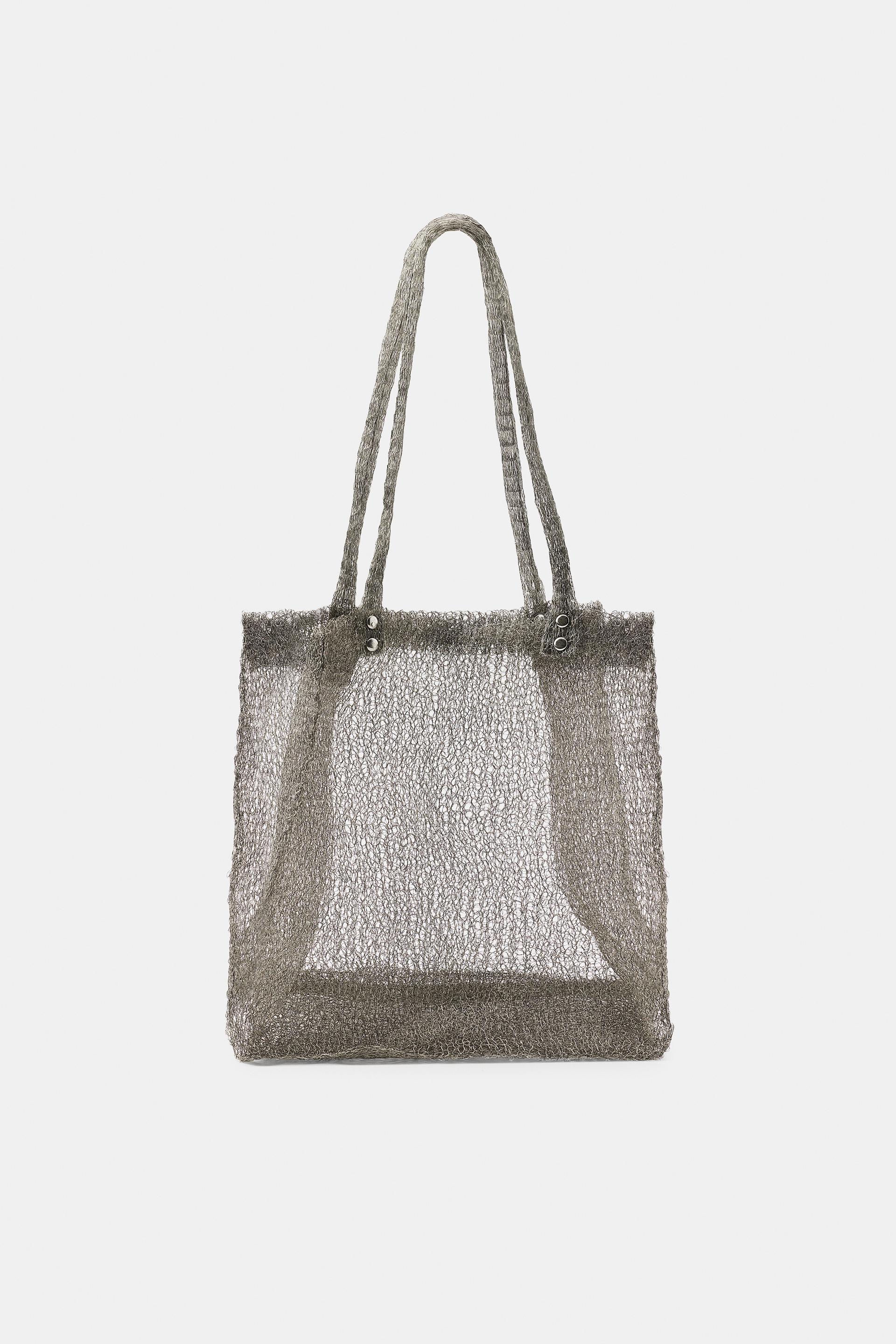 METAL MESH BAG by ZARA