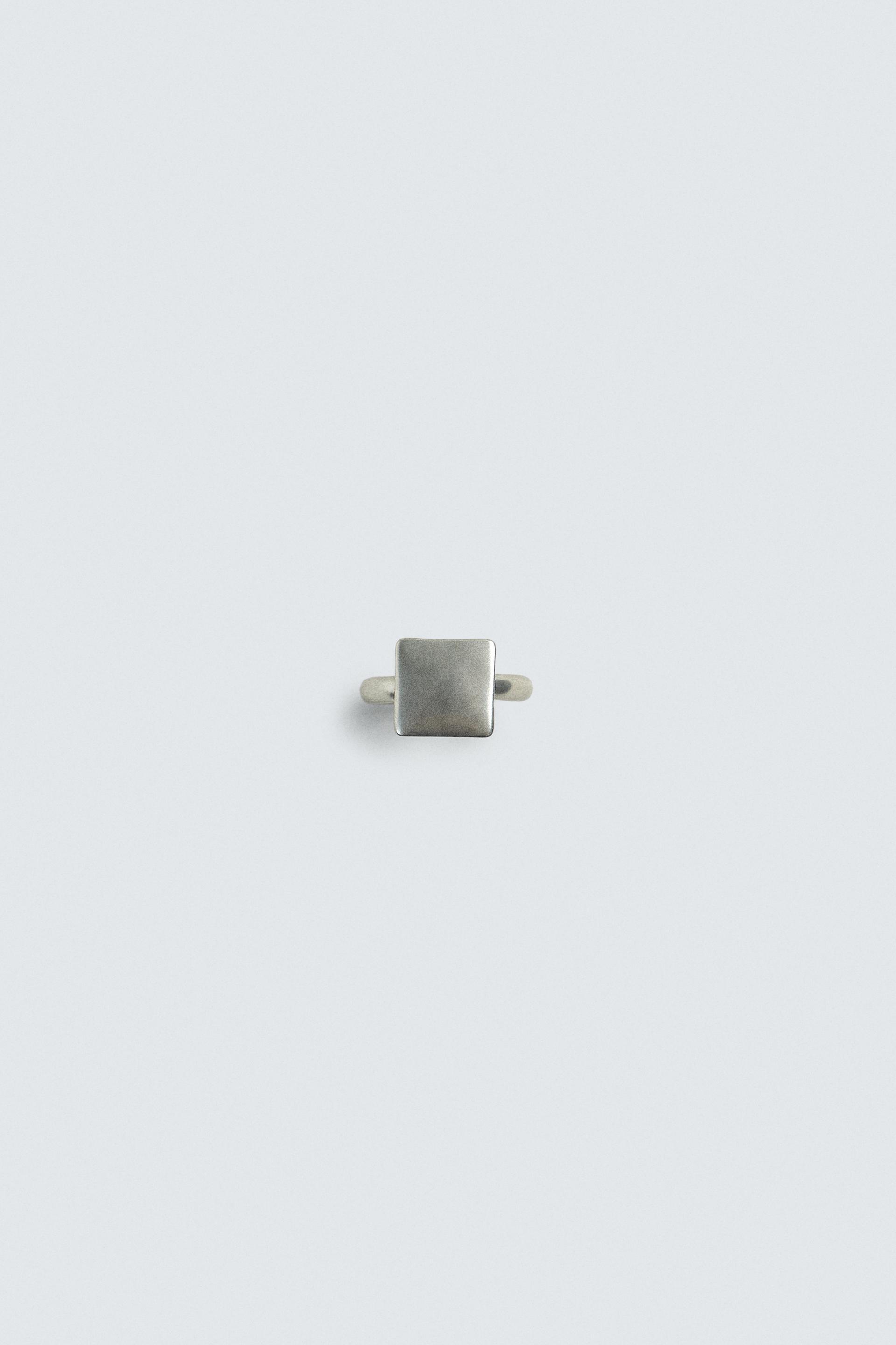 METAL SIGNET RING by ZARA