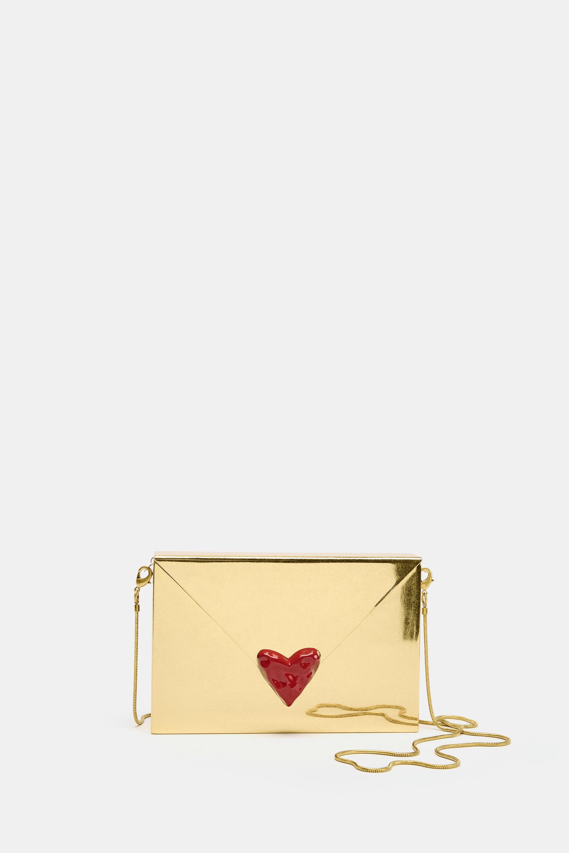 METALLIC BOX BAG by ZARA