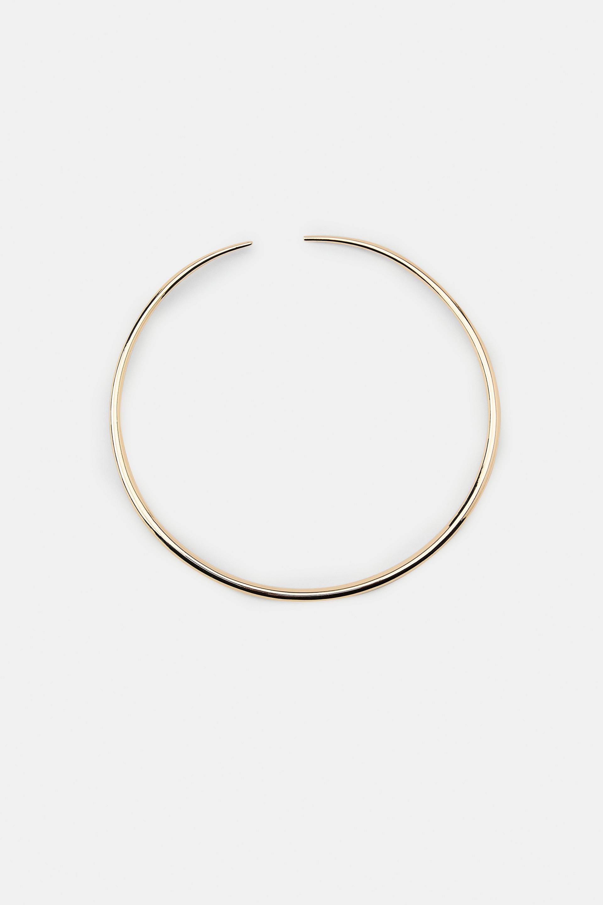 METALLIC CHOKER NECKLACE by ZARA