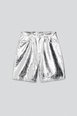 METALLIC EFFECT LEATHER BERMUDAS by ZARA METALLIC EFFECT LEATHER BERMUDAS by ZARA