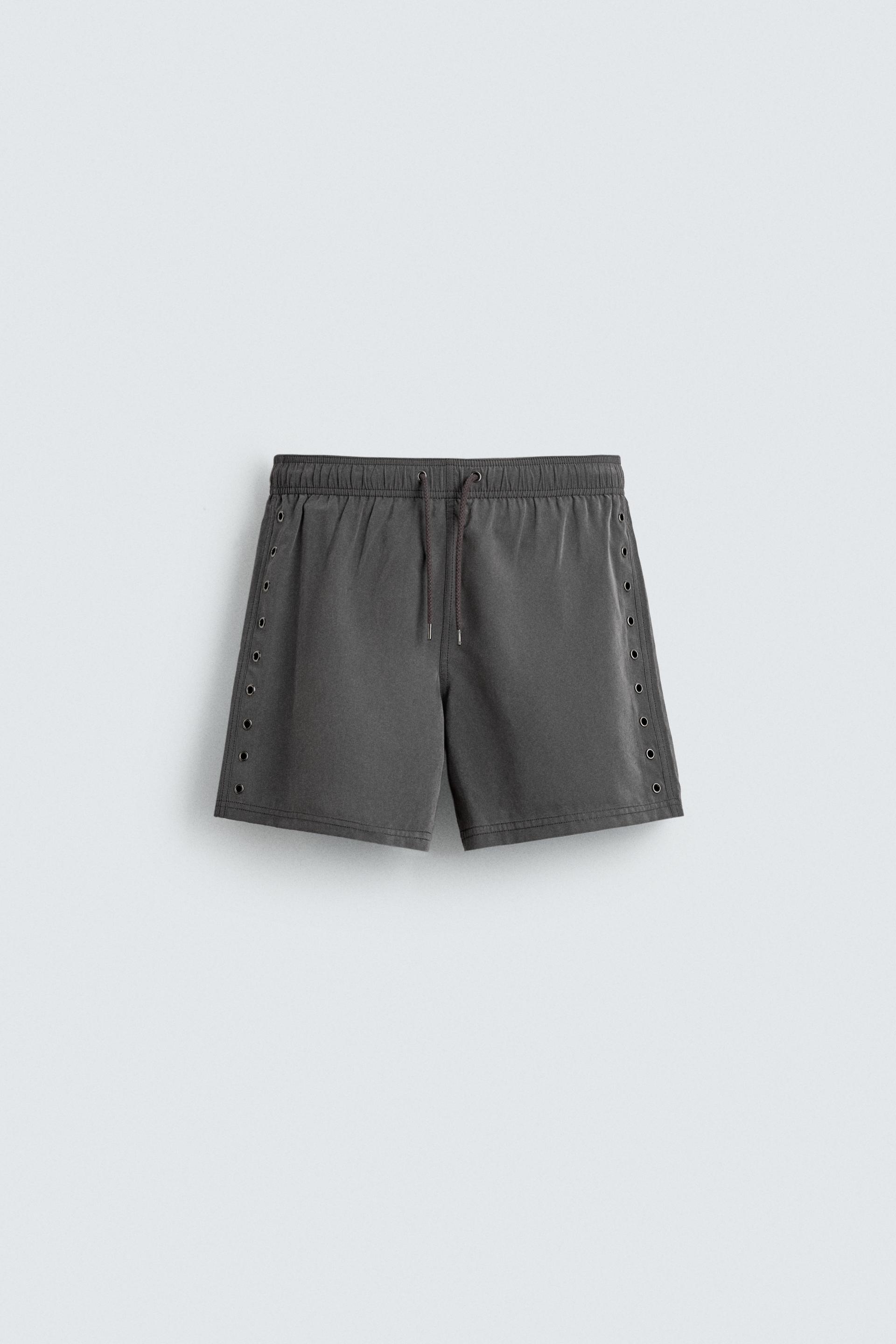 METALLIC EYELET SWIMSUIT by ZARA