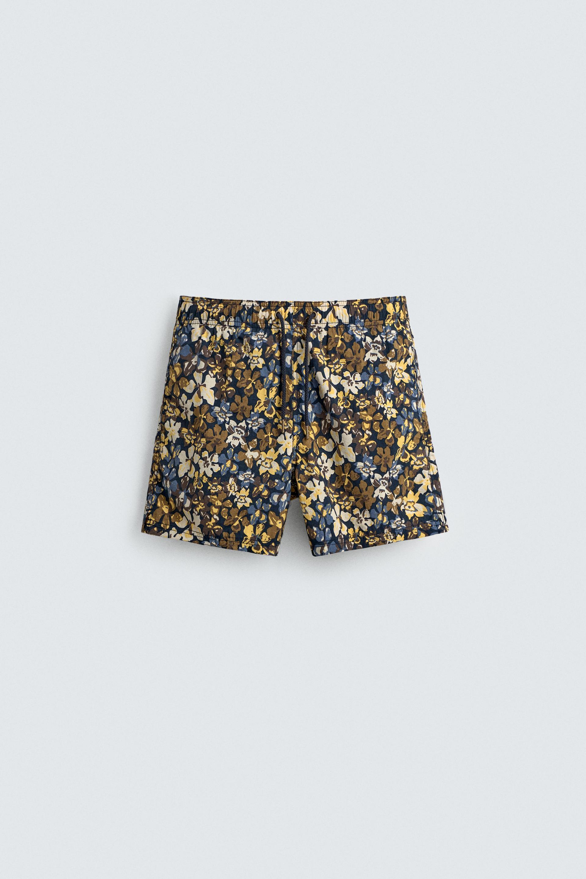 MID-LENGTH FLORAL PRINT SWIMSUIT by ZARA