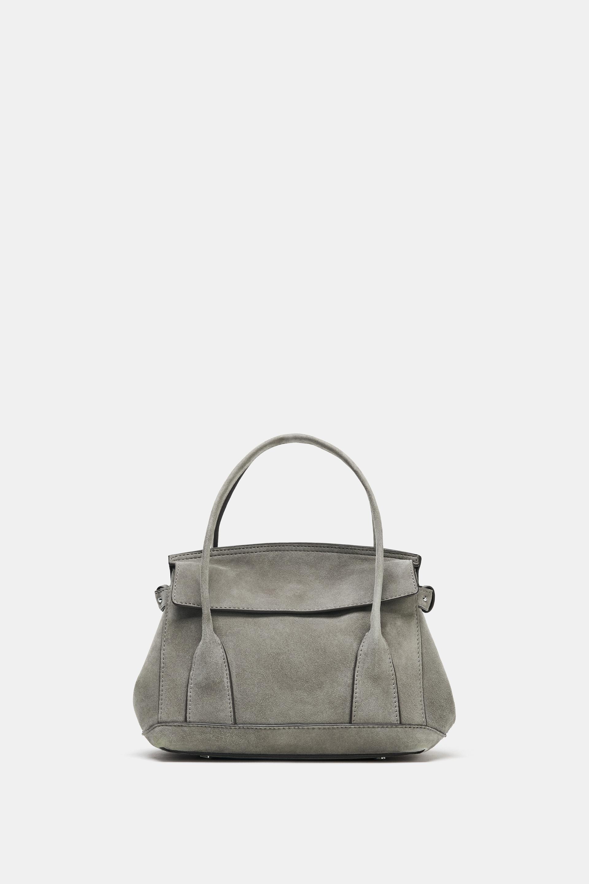 MINI LEATHER CITY BAG by ZARA