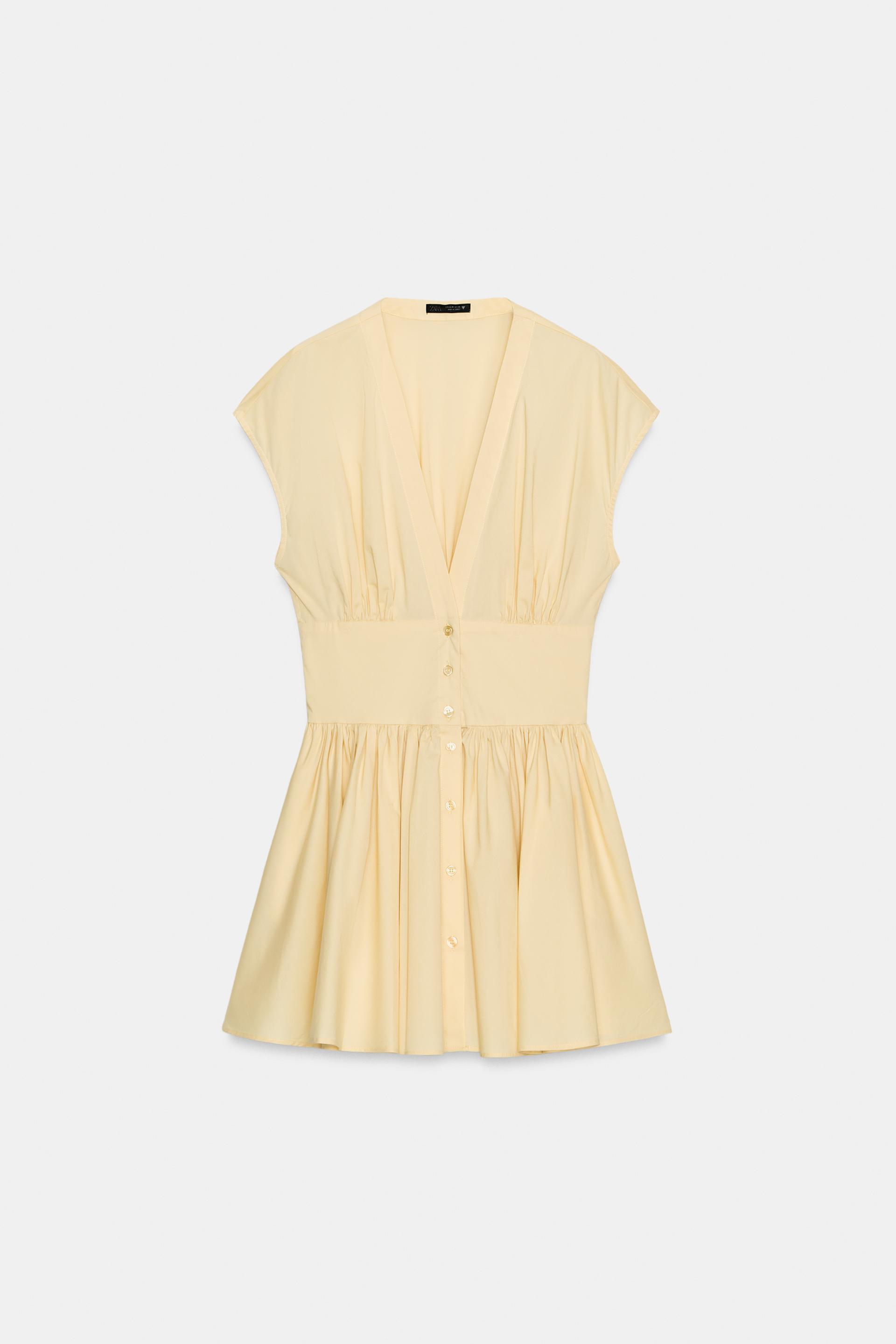 MINI POPLIN DRESS by ZARA