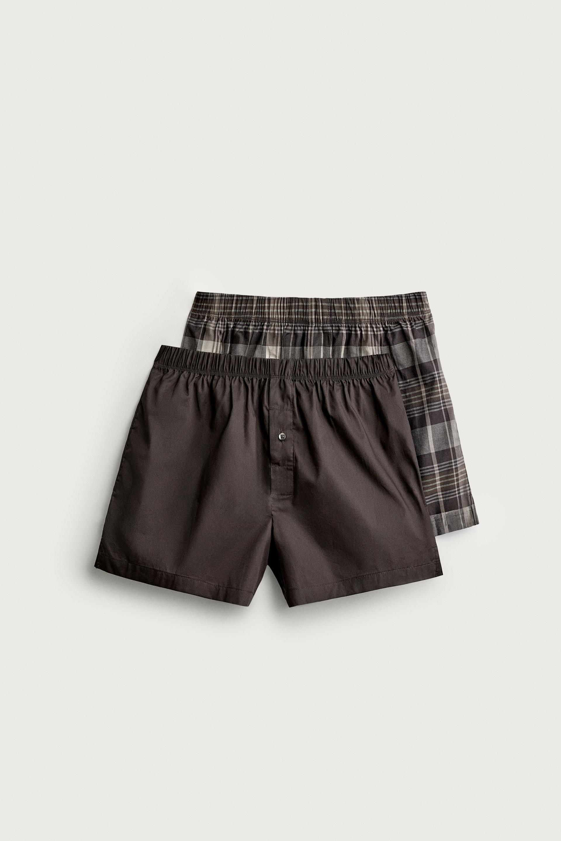 MIXED POPLIN BOXER BRIEFS 2-PACK by ZARA