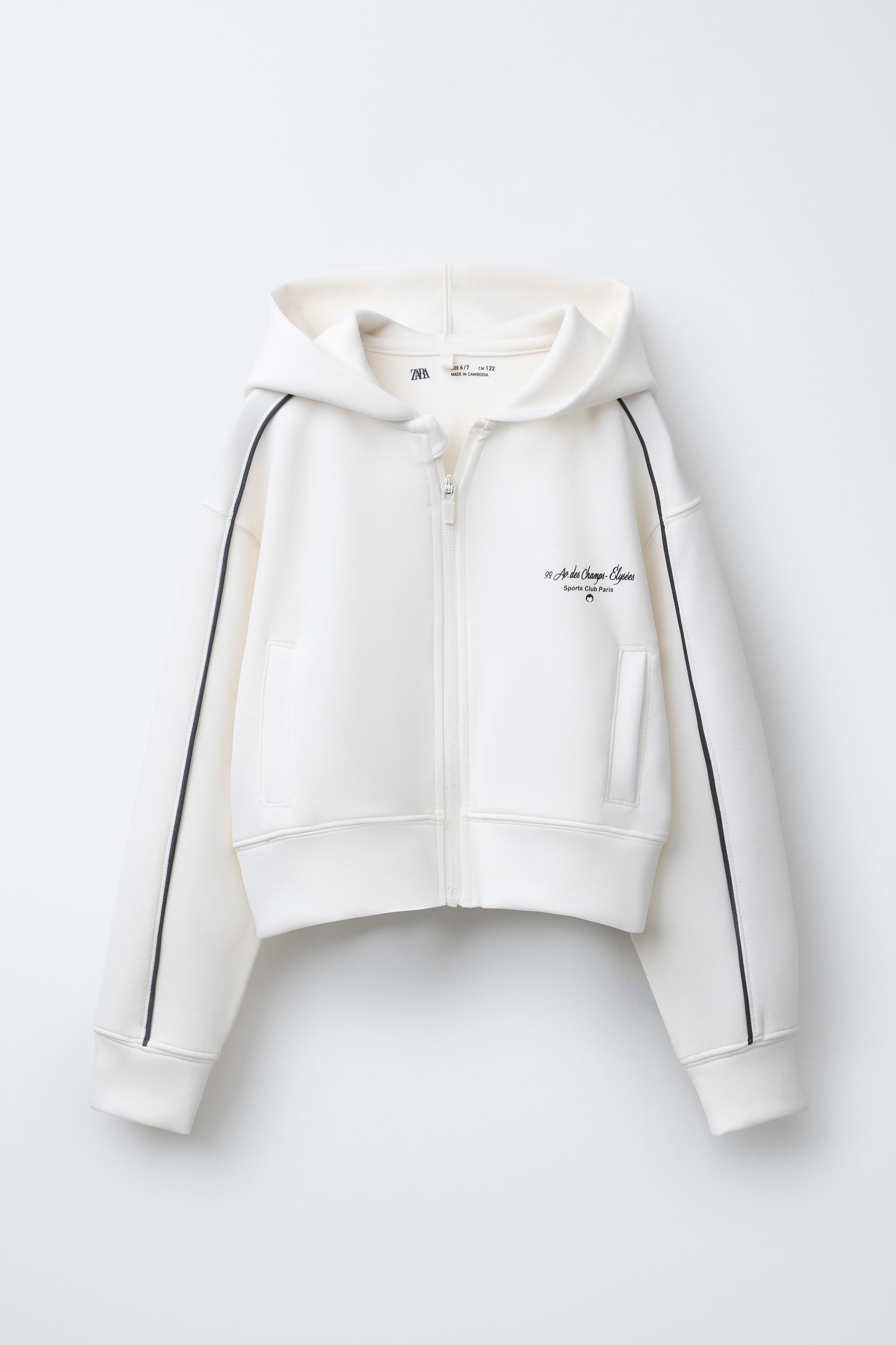 MODAL HOODED JACKET by ZARA