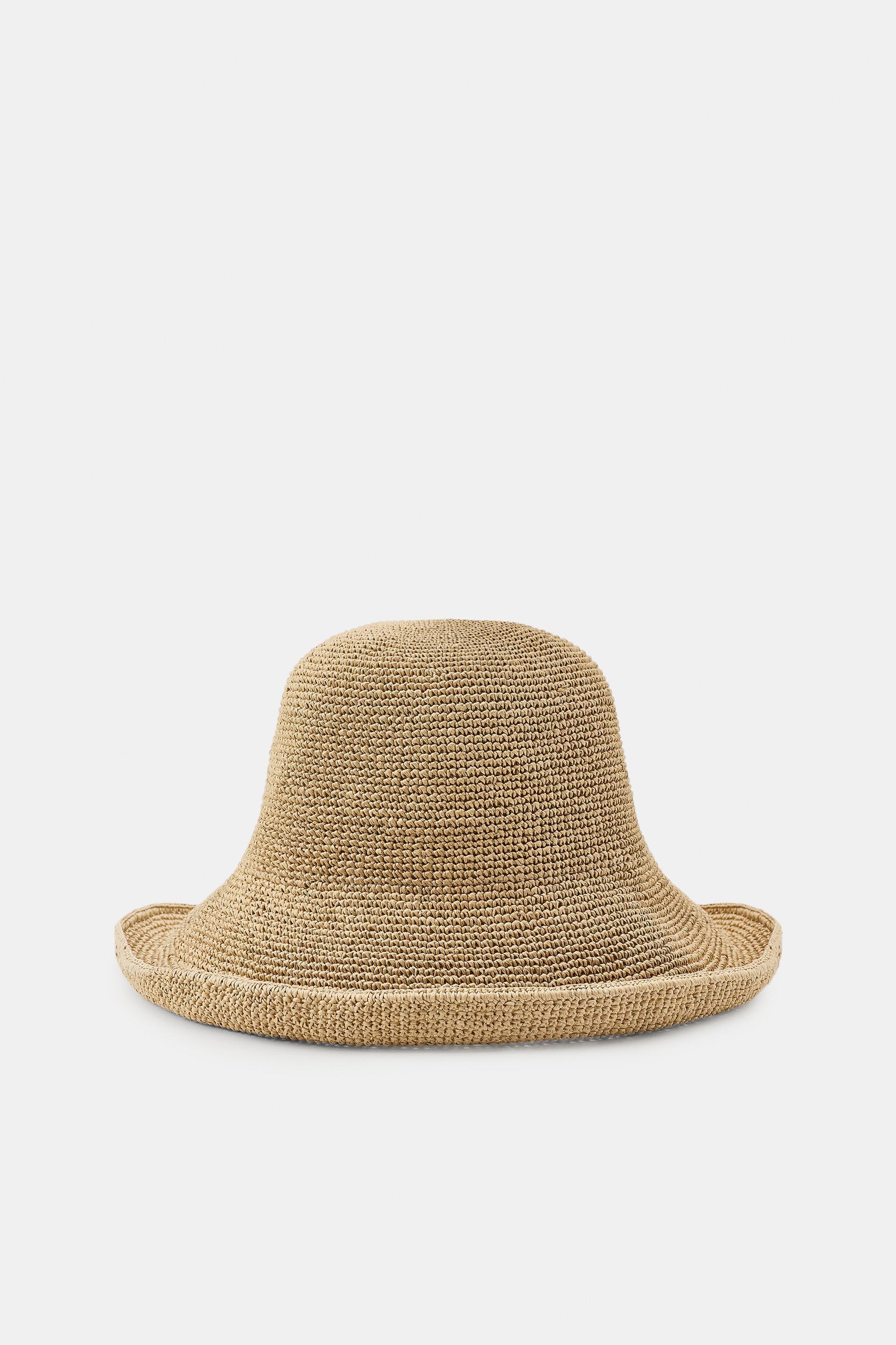 MOLDABLE BRIM WOVEN HAT by ZARA