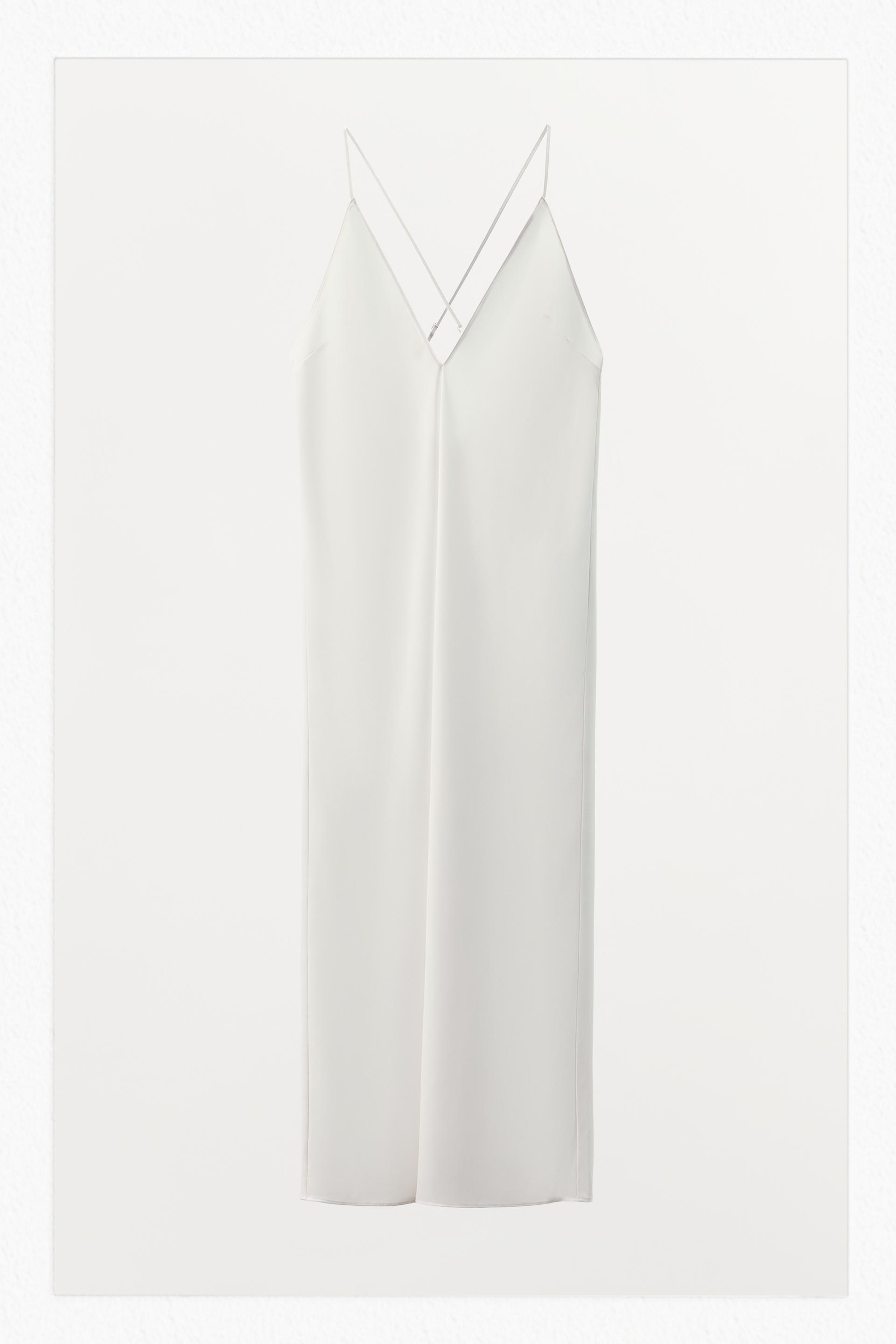 MULTIPOSITION STRAP SLIP DRESS by ZARA